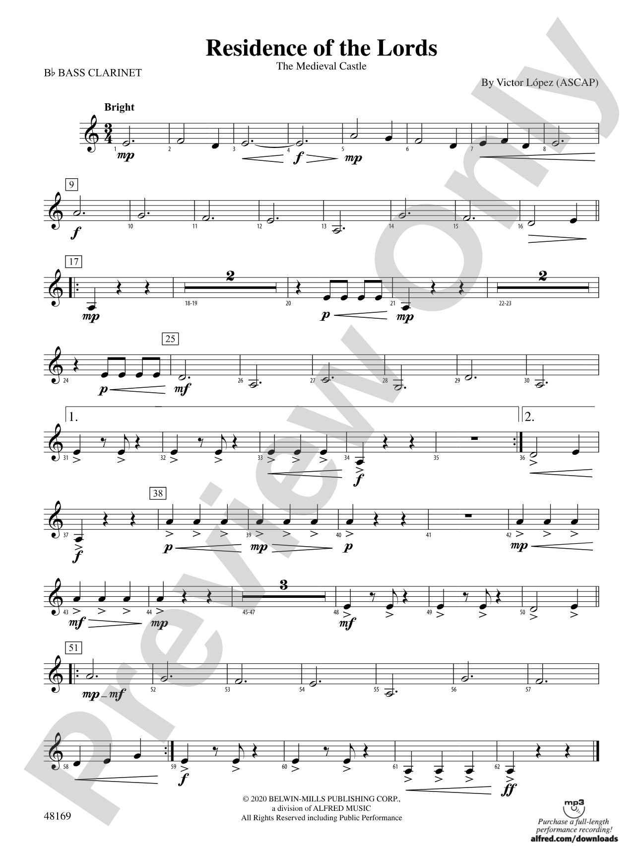 Residence of the Lords: B-flat Bass Clarinet