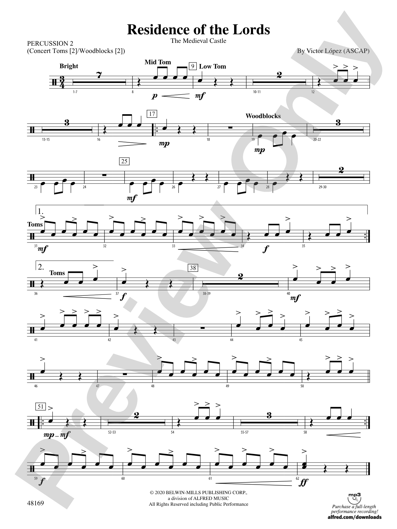 Residence of the Lords: 2nd Percussion