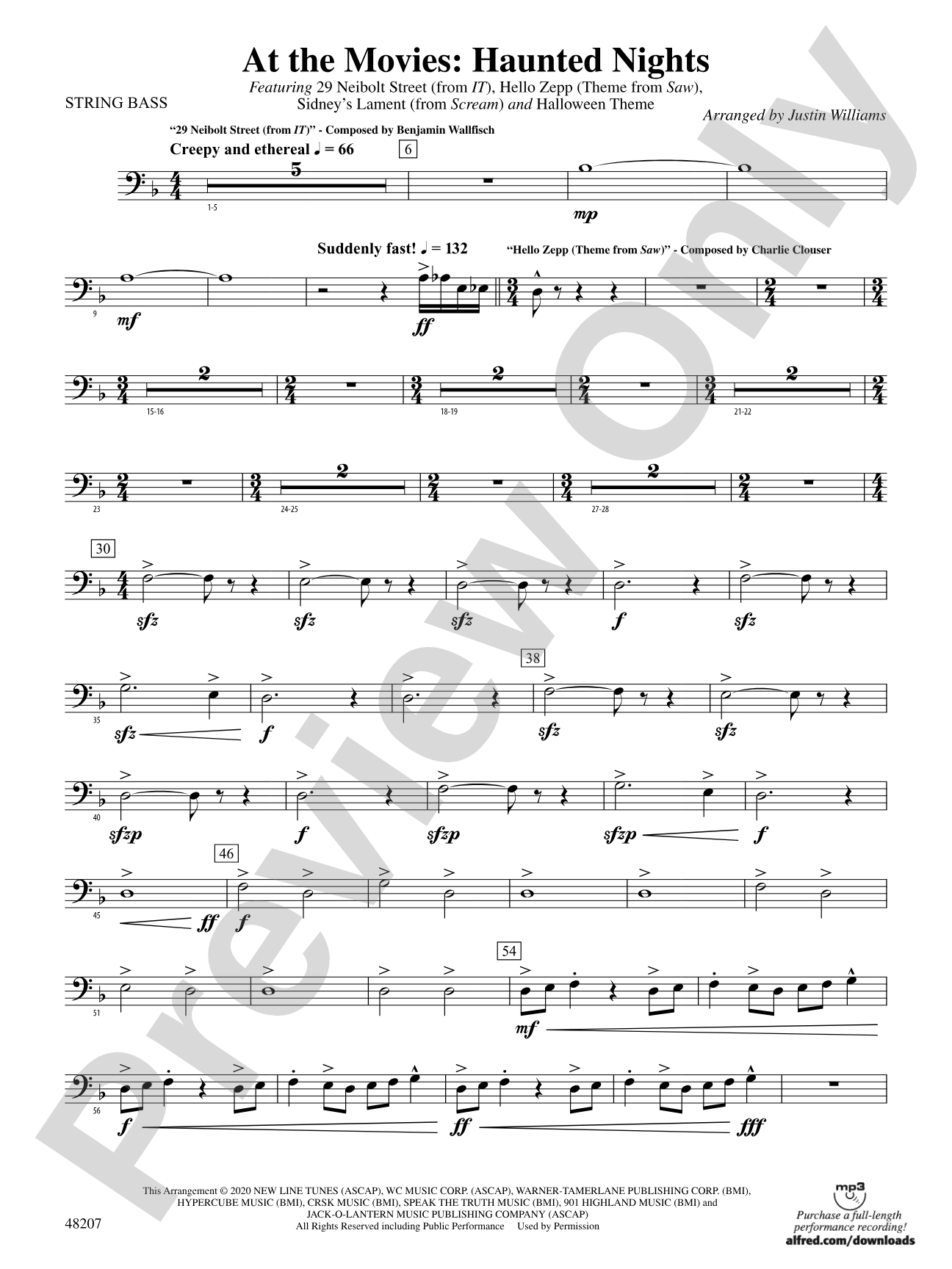 At the Movies: Haunted Nights: String Bass