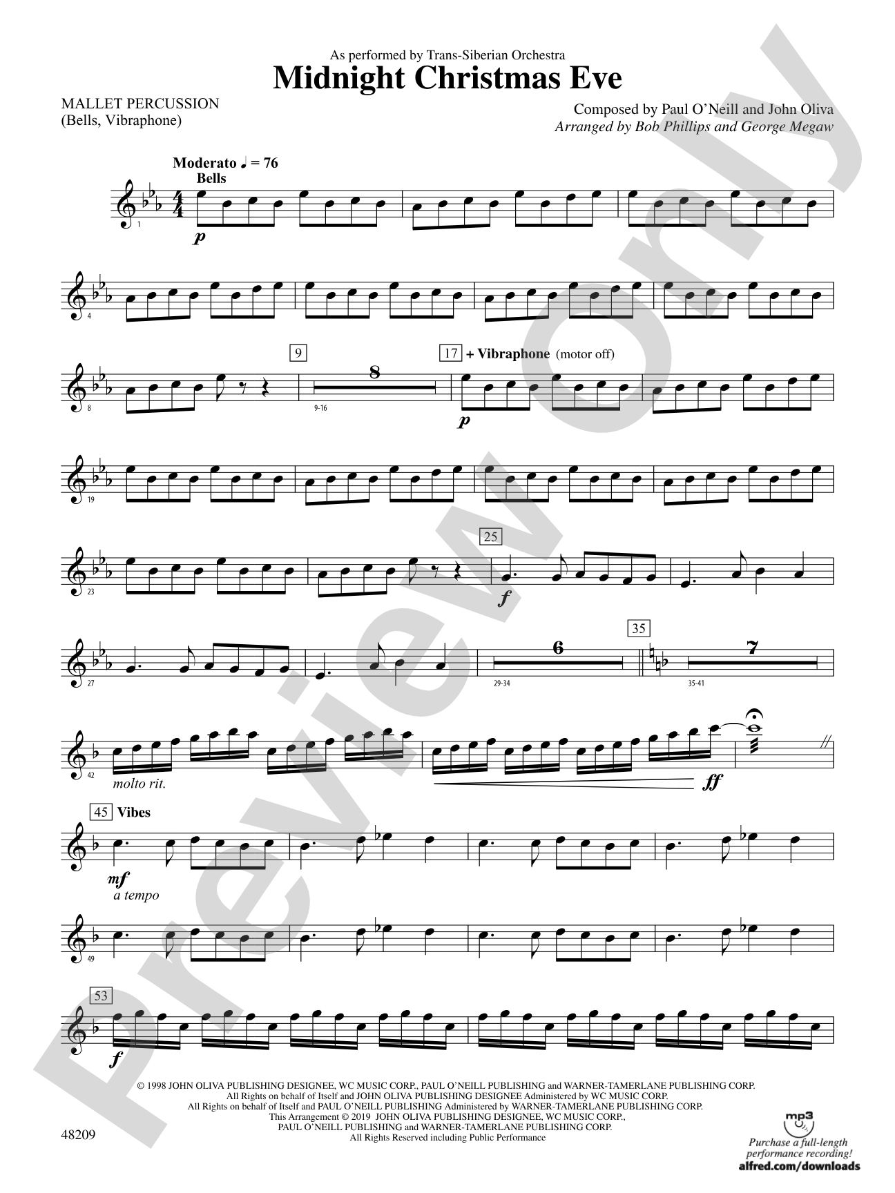 Midnight Christmas Eve: Mallets