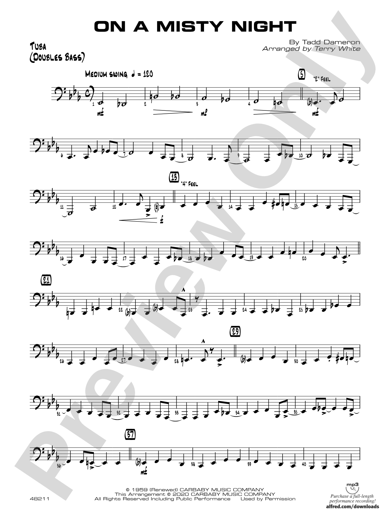 On a Misty Night: Tuba