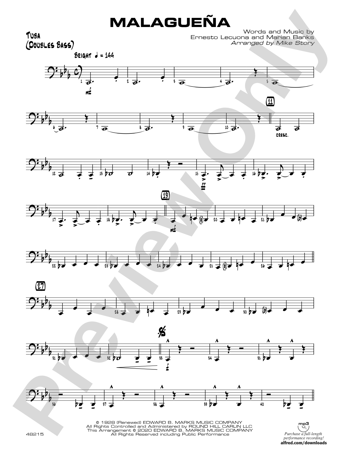 Malagueña: Tuba