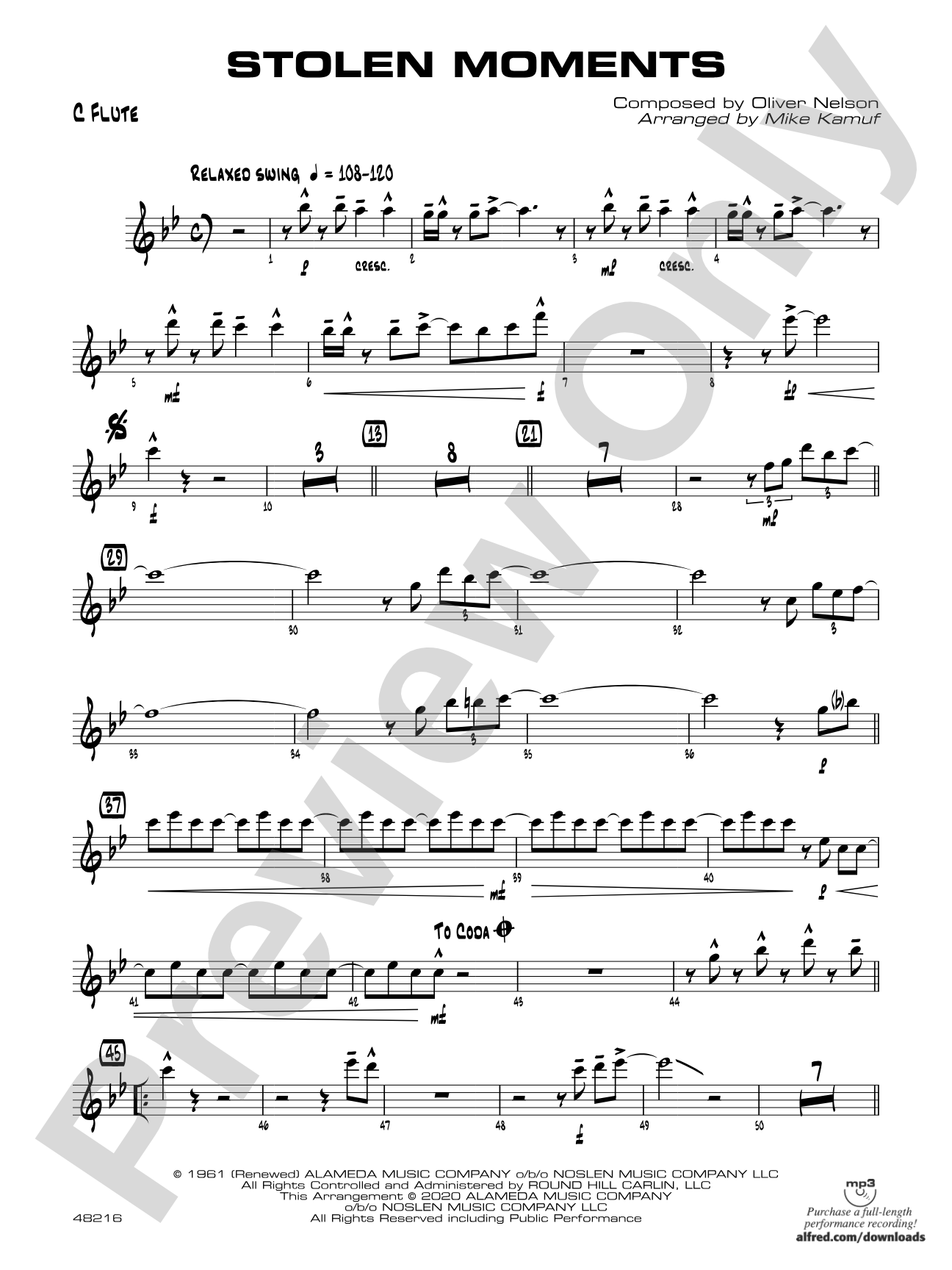 Stolen Moments: Flute