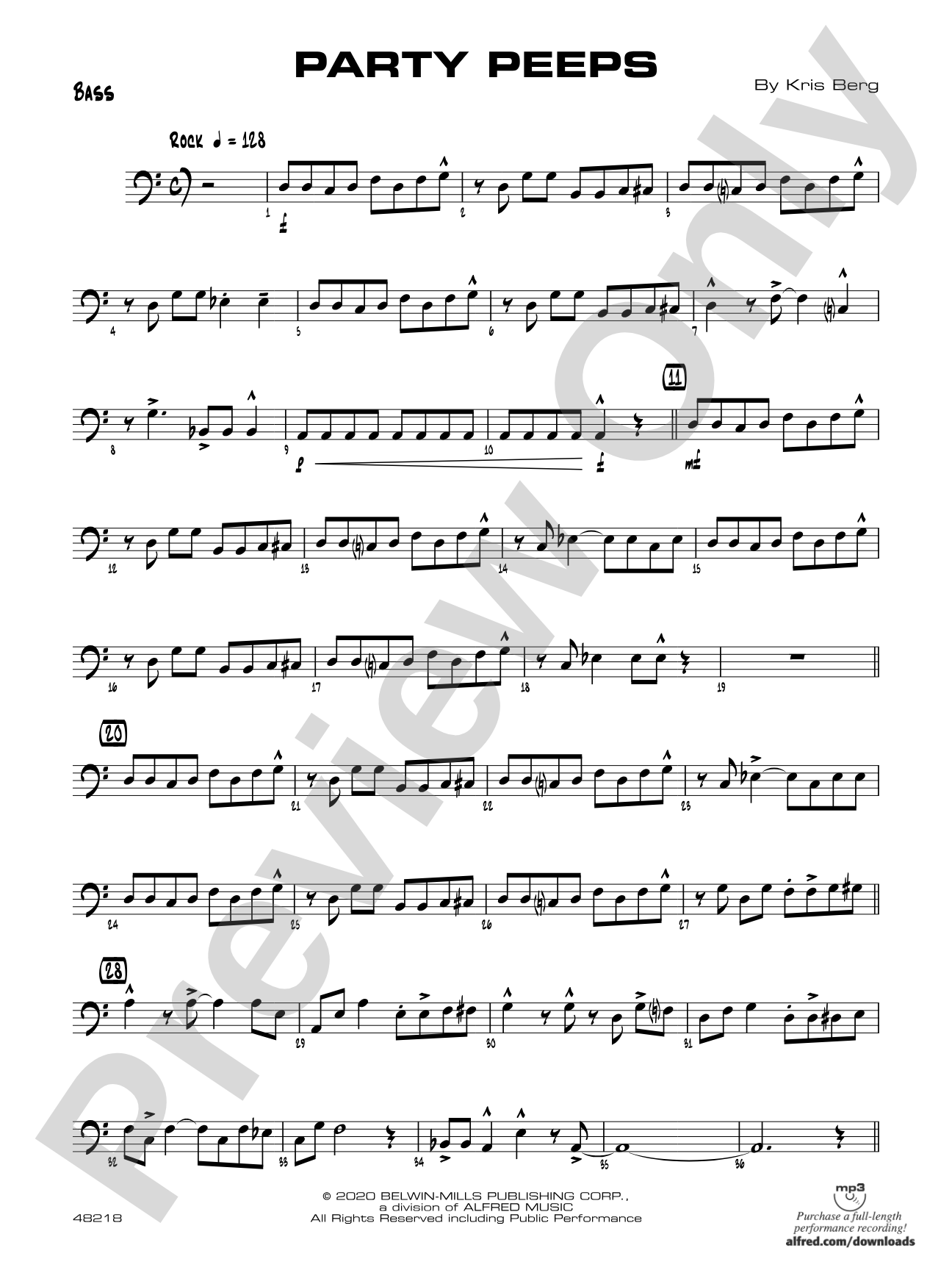 Party Peeps: String Bass