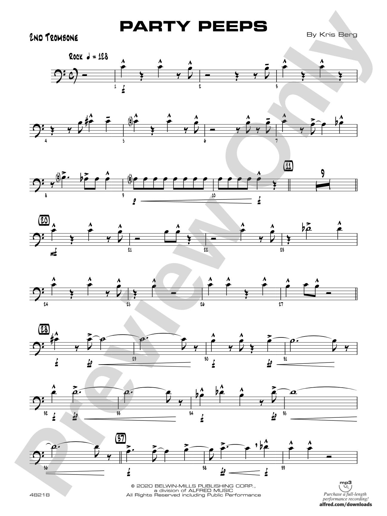 Party Peeps: 2nd Trombone