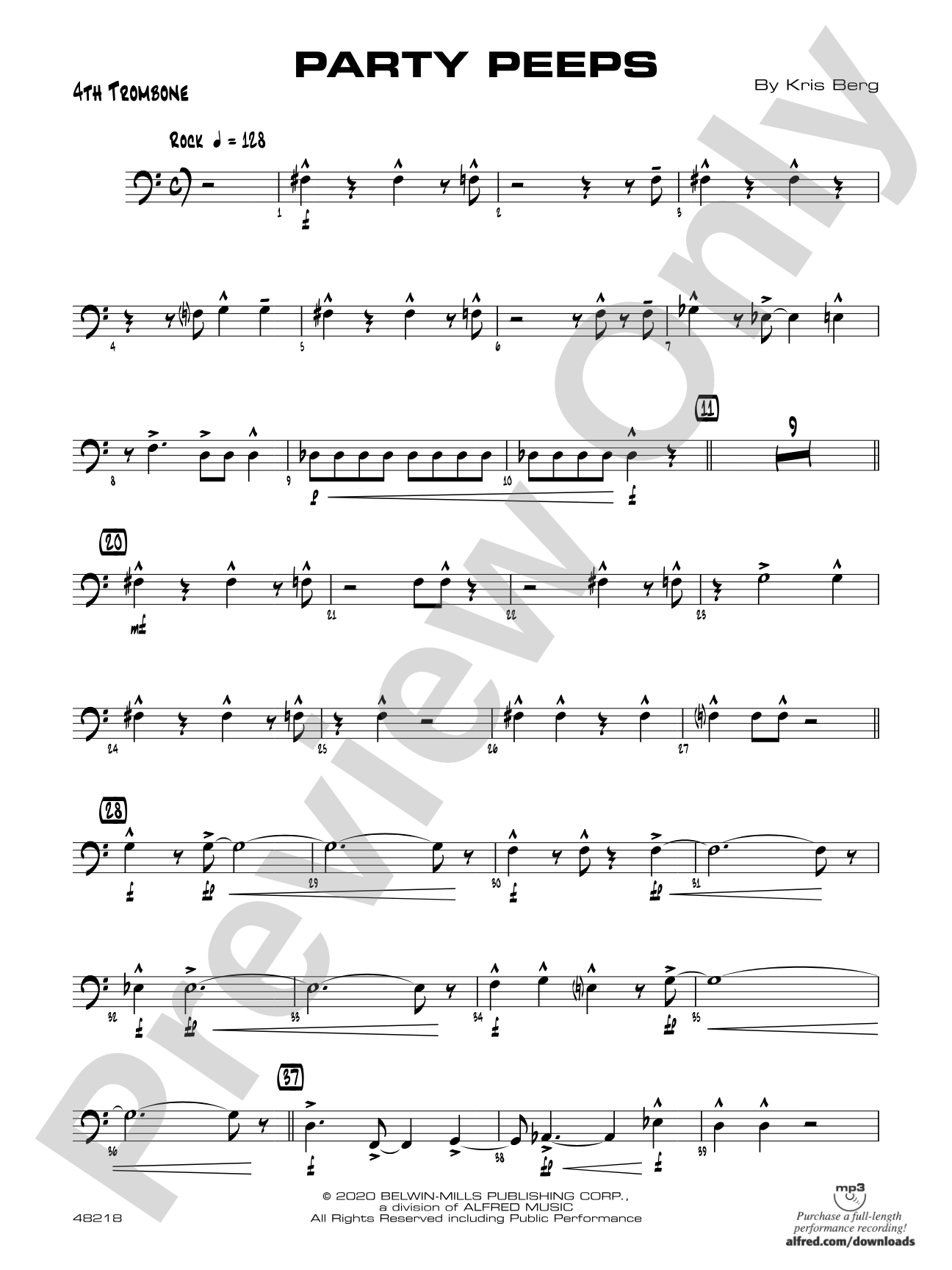 Party Peeps: 4th Trombone