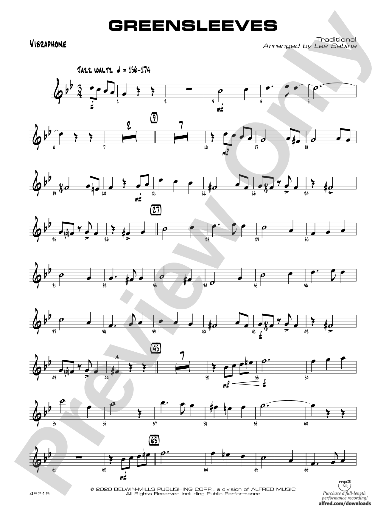 Greensleeves: Vibraphone