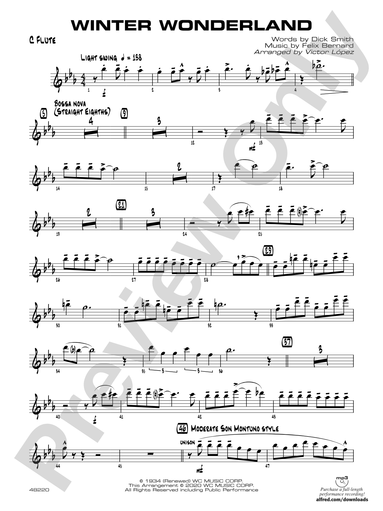 Winter Wonderland: Flute