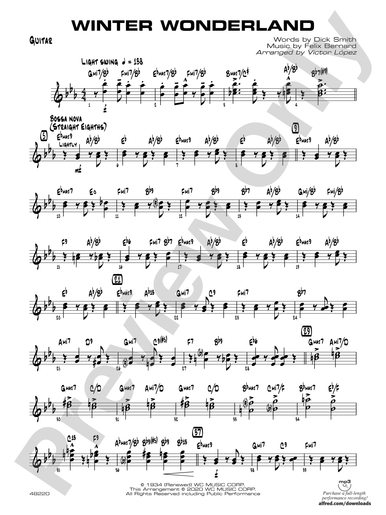Winter Wonderland: Guitar