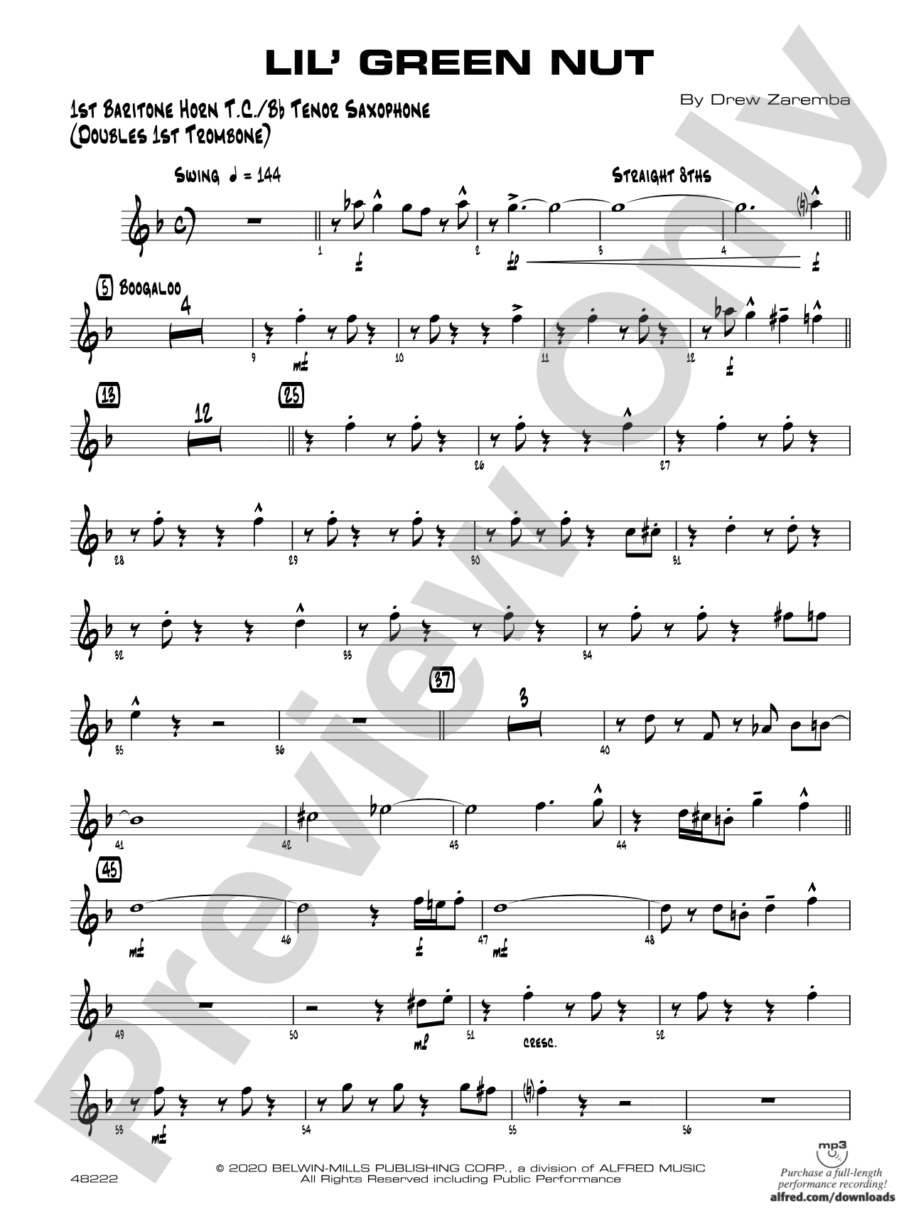 Lil' Green Nut: Baritone T.C.