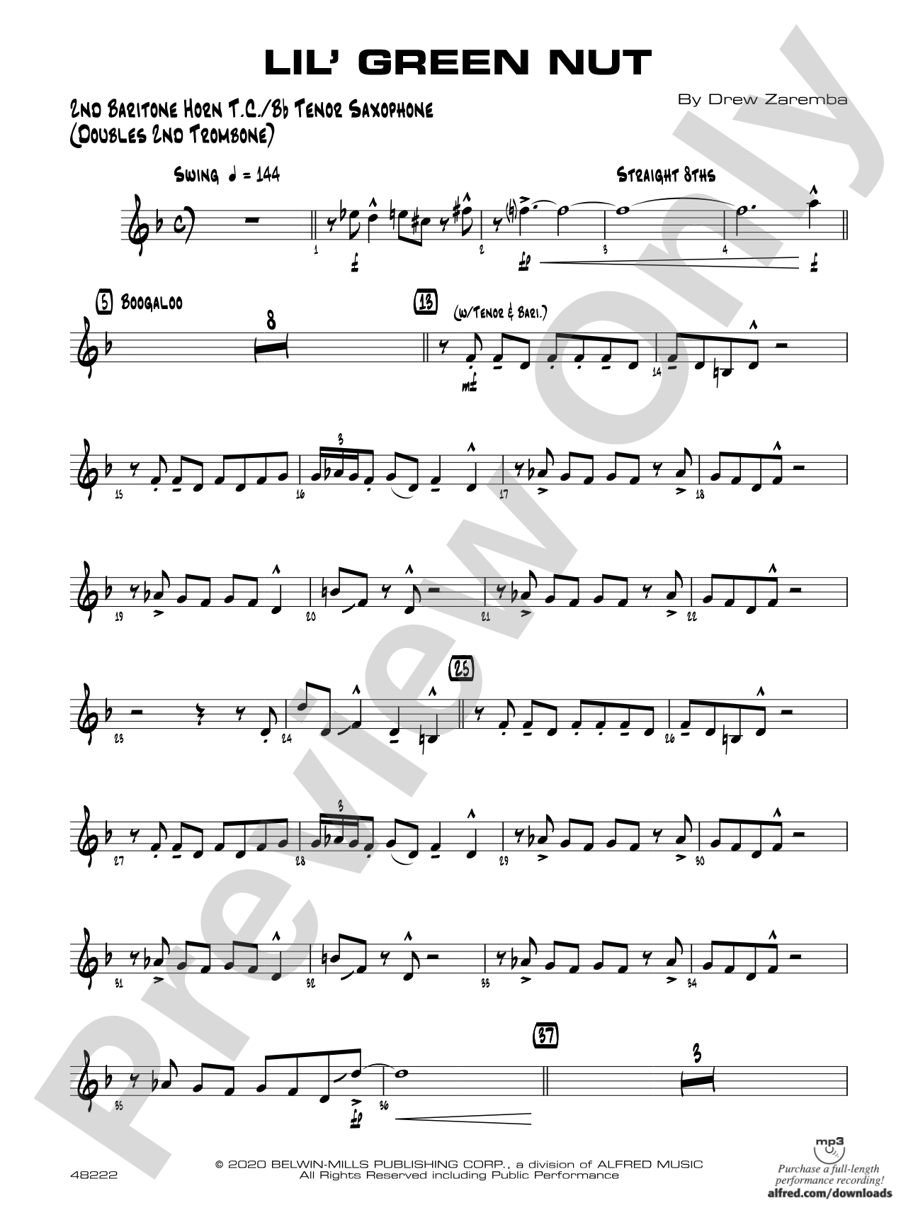 Lil' Green Nut: 2nd Baritone T.C.
