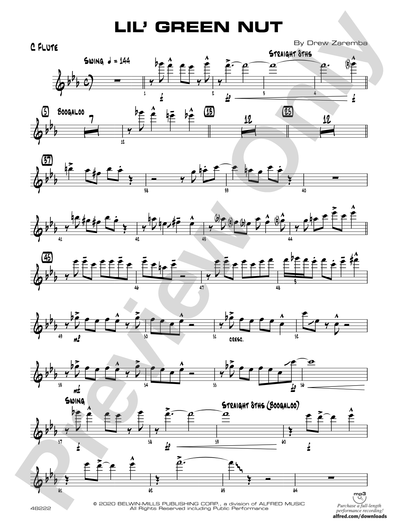 Lil' Green Nut: Flute