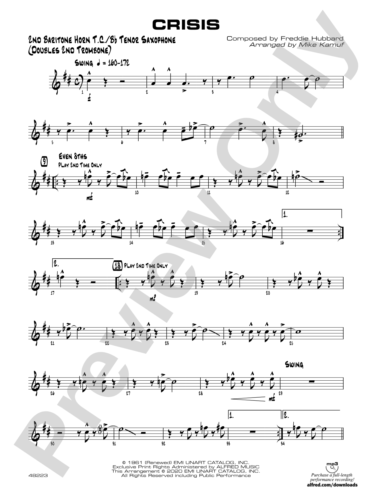 Crisis: 2nd Baritone T.C.