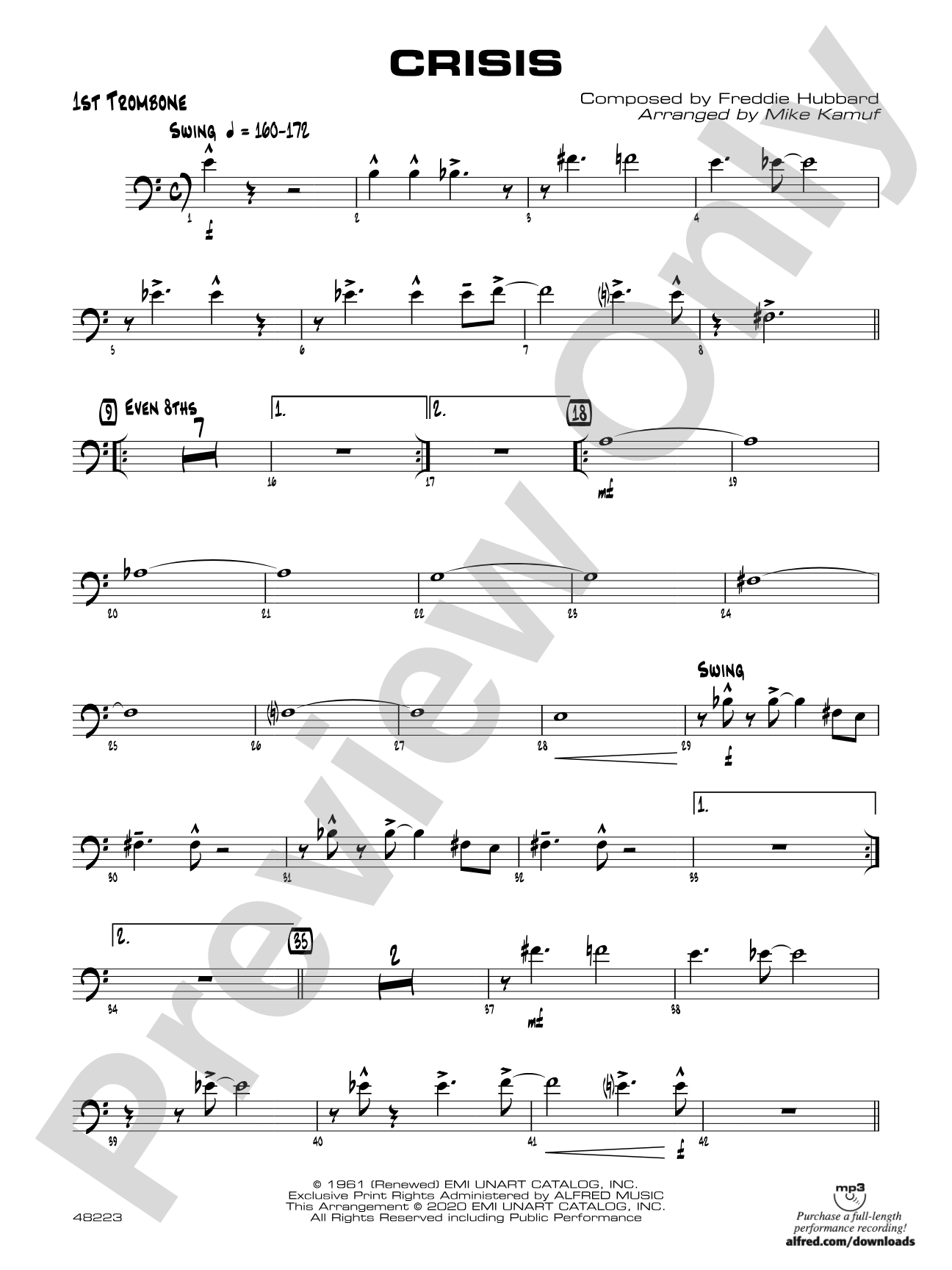 Crisis: 1st Trombone