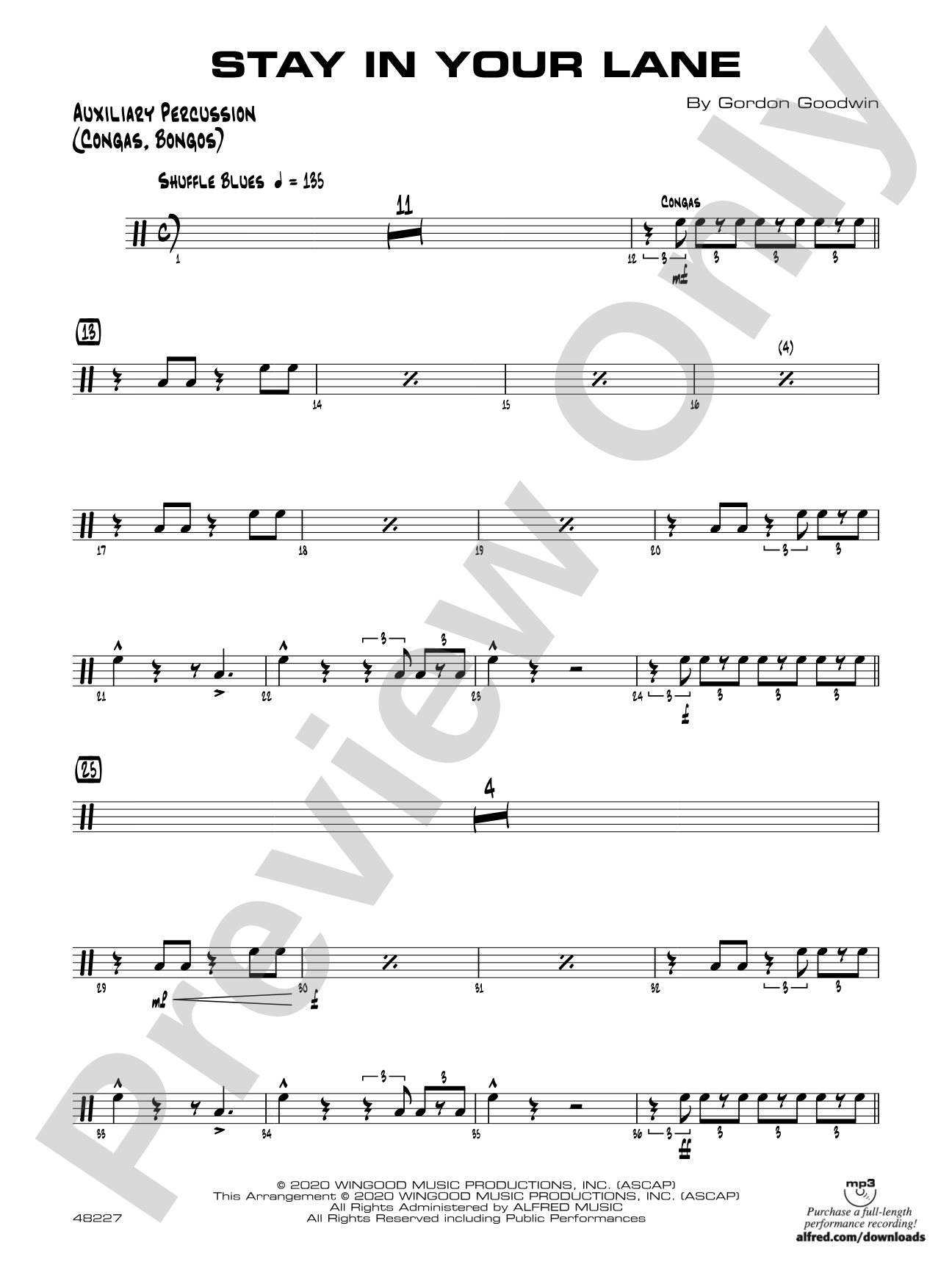 Stay in Your Lane: Auxiliary Percussion