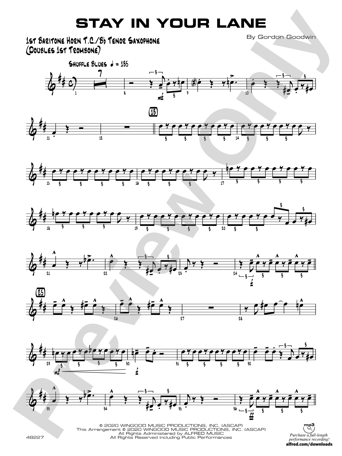 Stay in Your Lane: Baritone T.C.