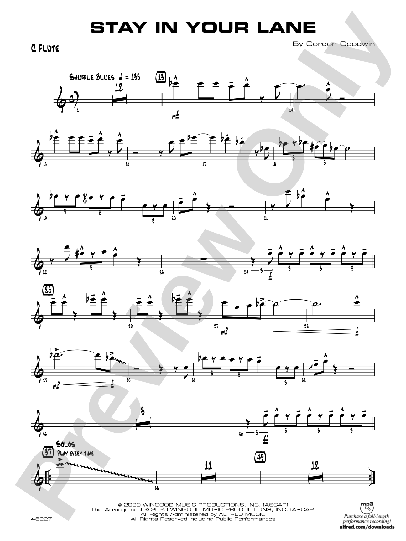 Stay in Your Lane: Flute