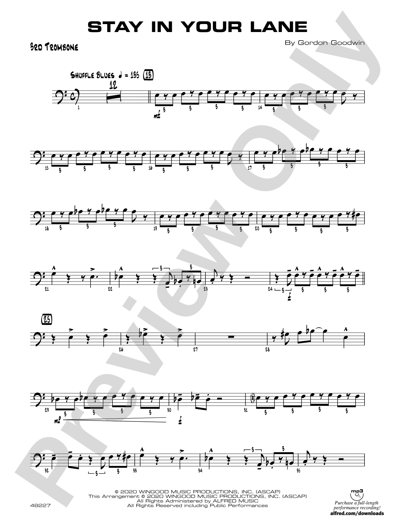 Stay in Your Lane: 3rd Trombone