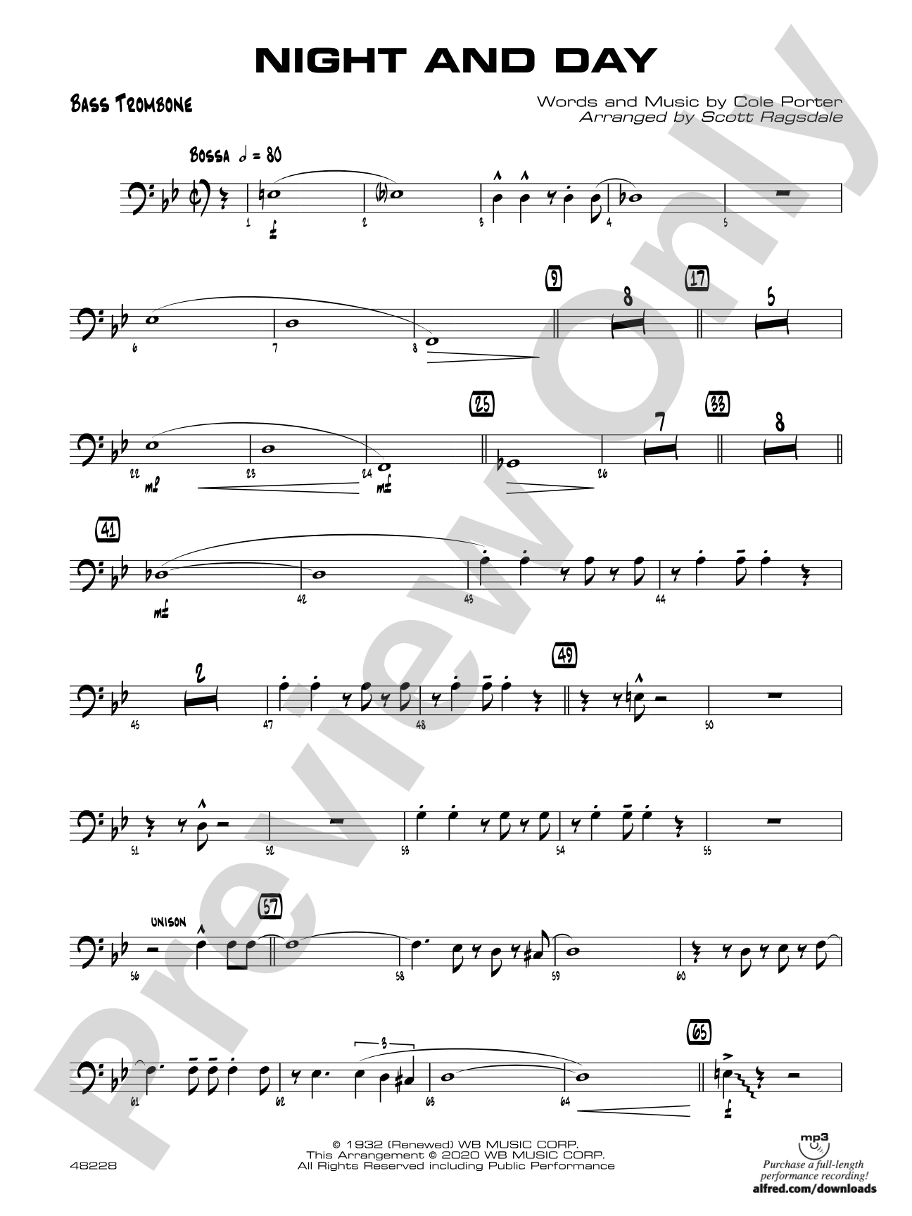 Night and Day: Bass Trombone