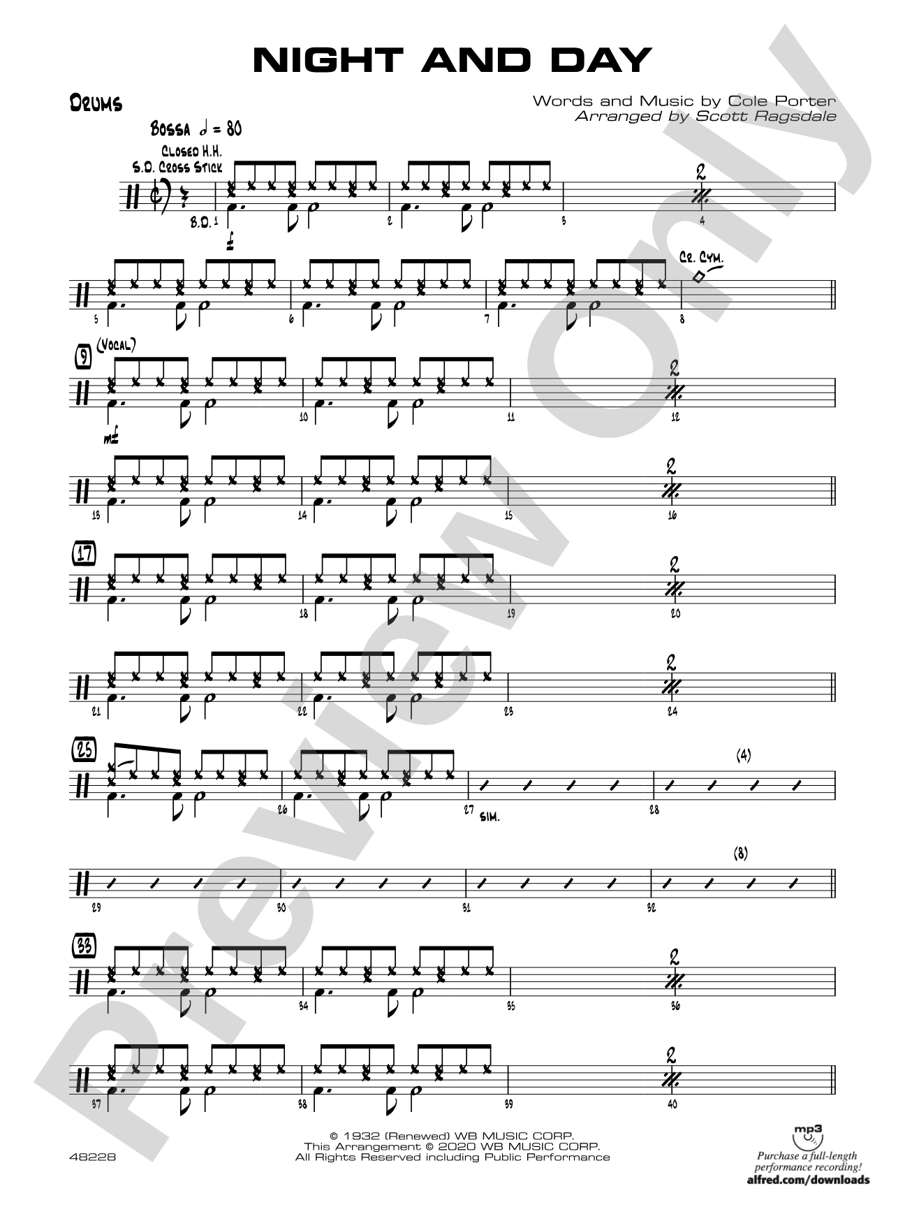 Night and Day: Drums