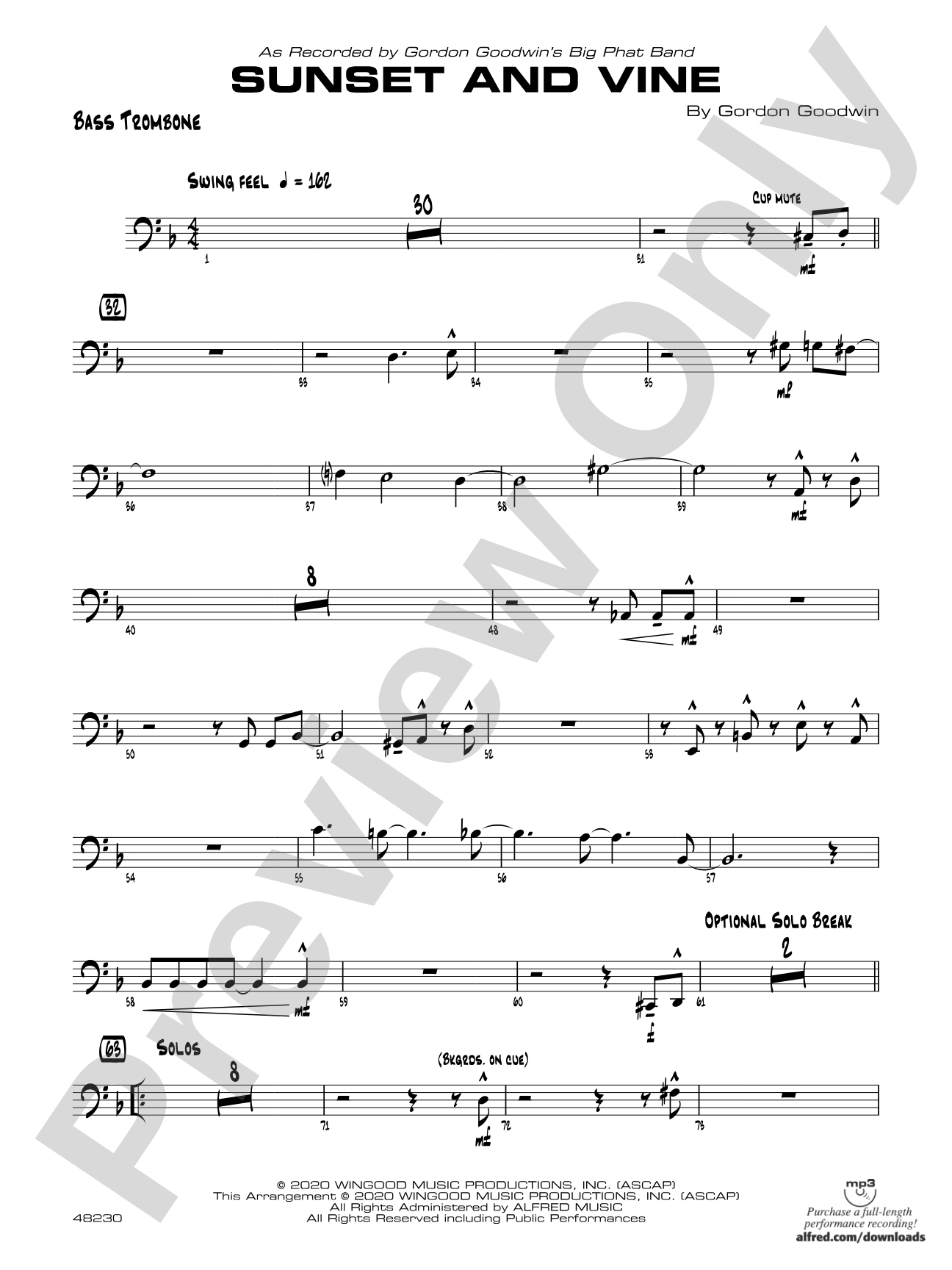 Sunset and Vine: Bass Trombone