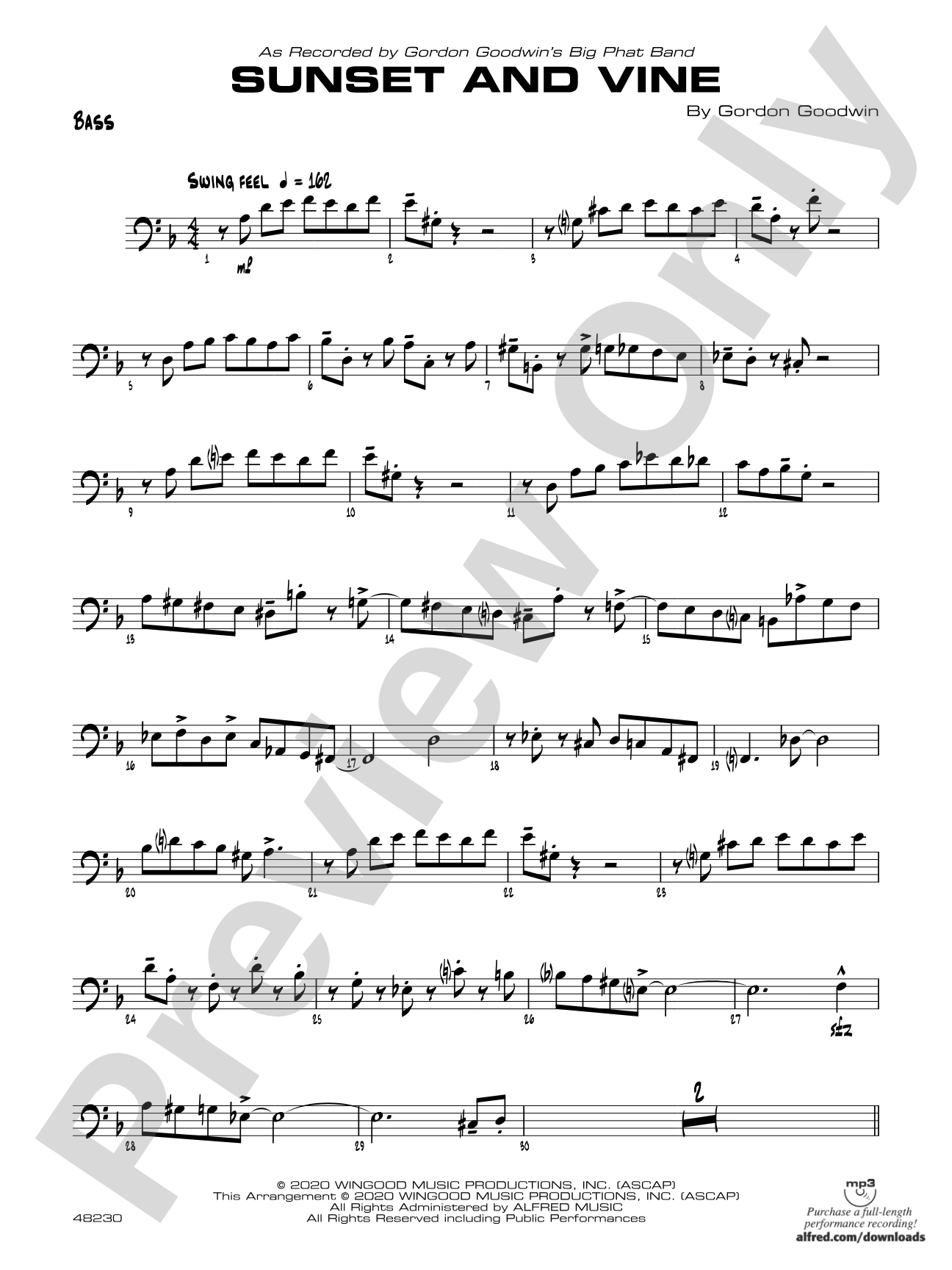 Sunset and Vine: String Bass