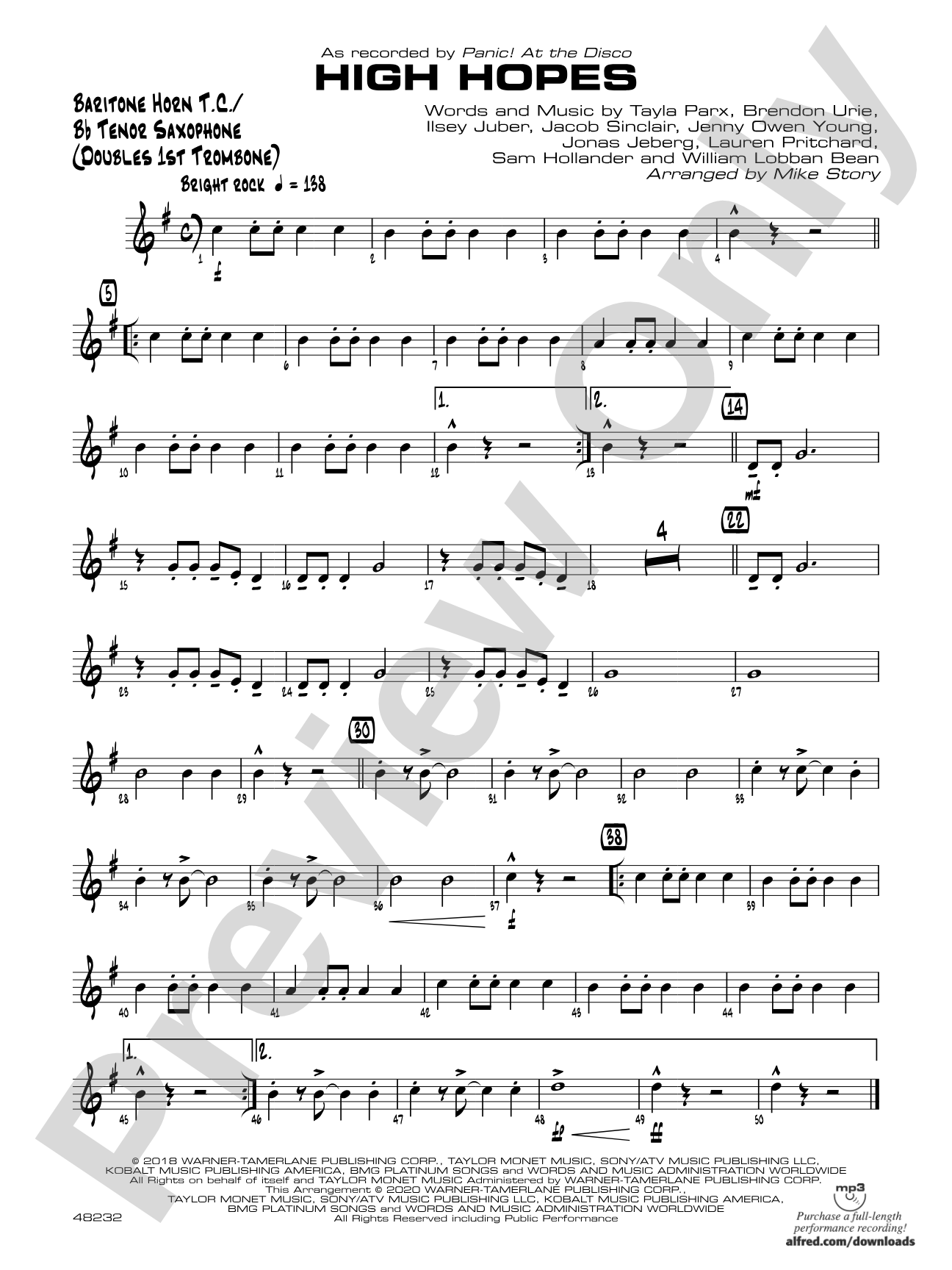High Hopes: Baritone T.C.