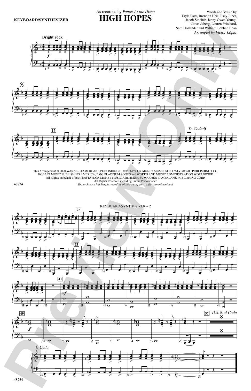 High Hopes: Piano Accompaniment