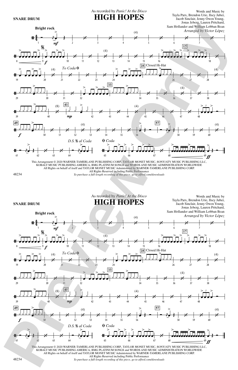 High Hopes: Snare Drum