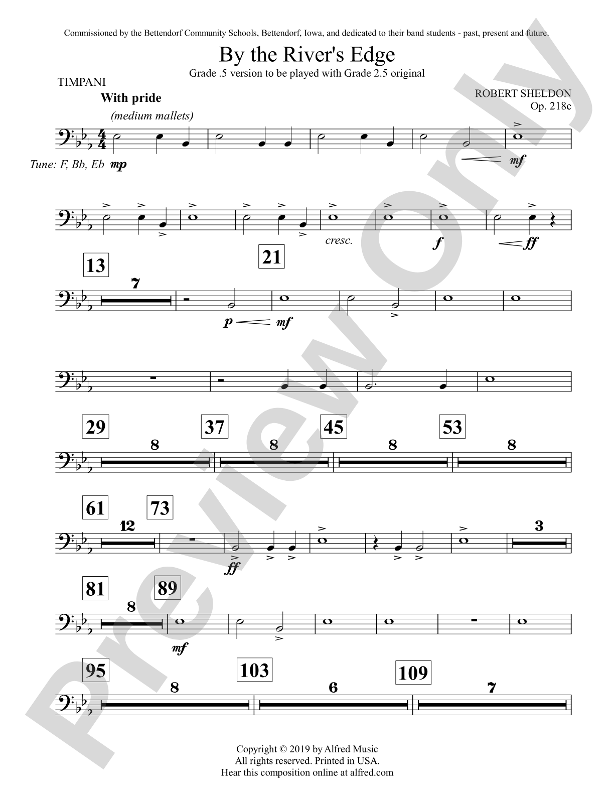By the River's Edge: Timpani