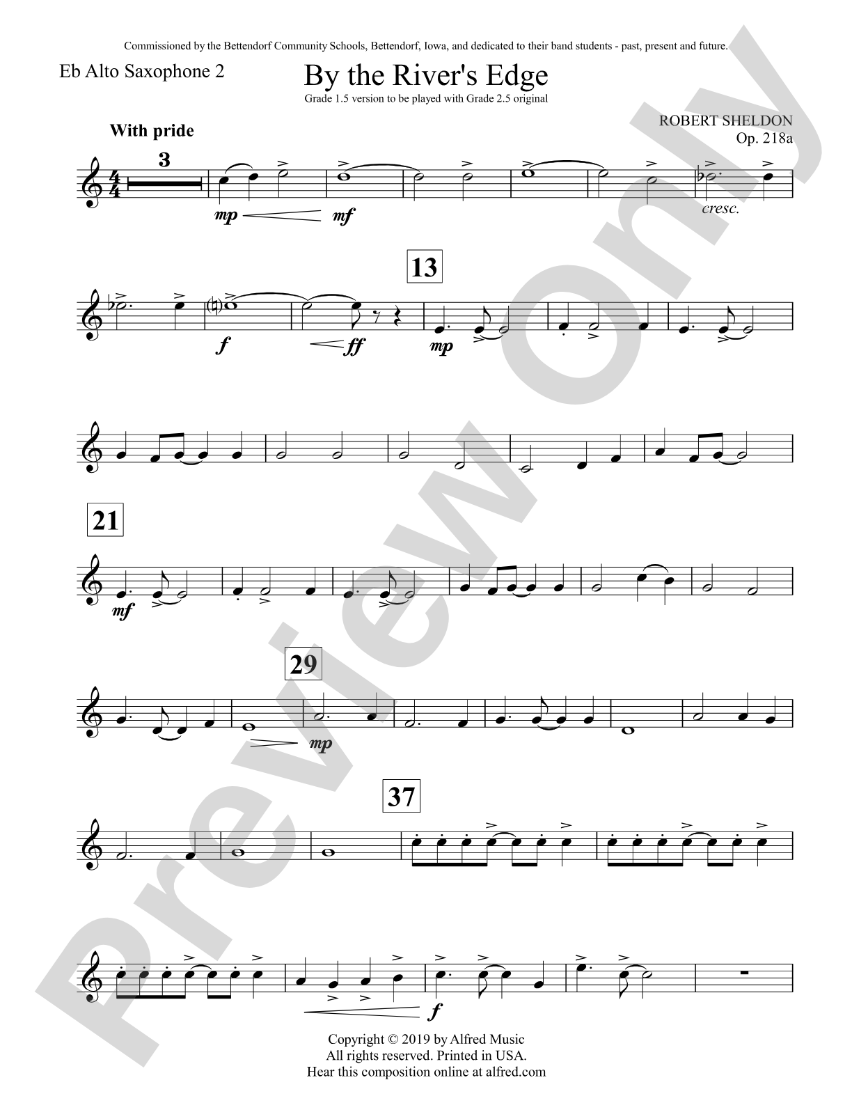 By the River's Edge: 2nd E-flat Alto Saxophone