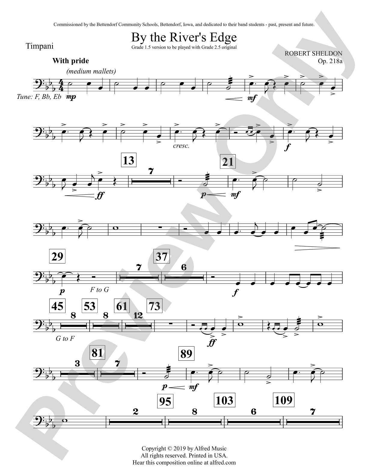 By the River's Edge: Timpani
