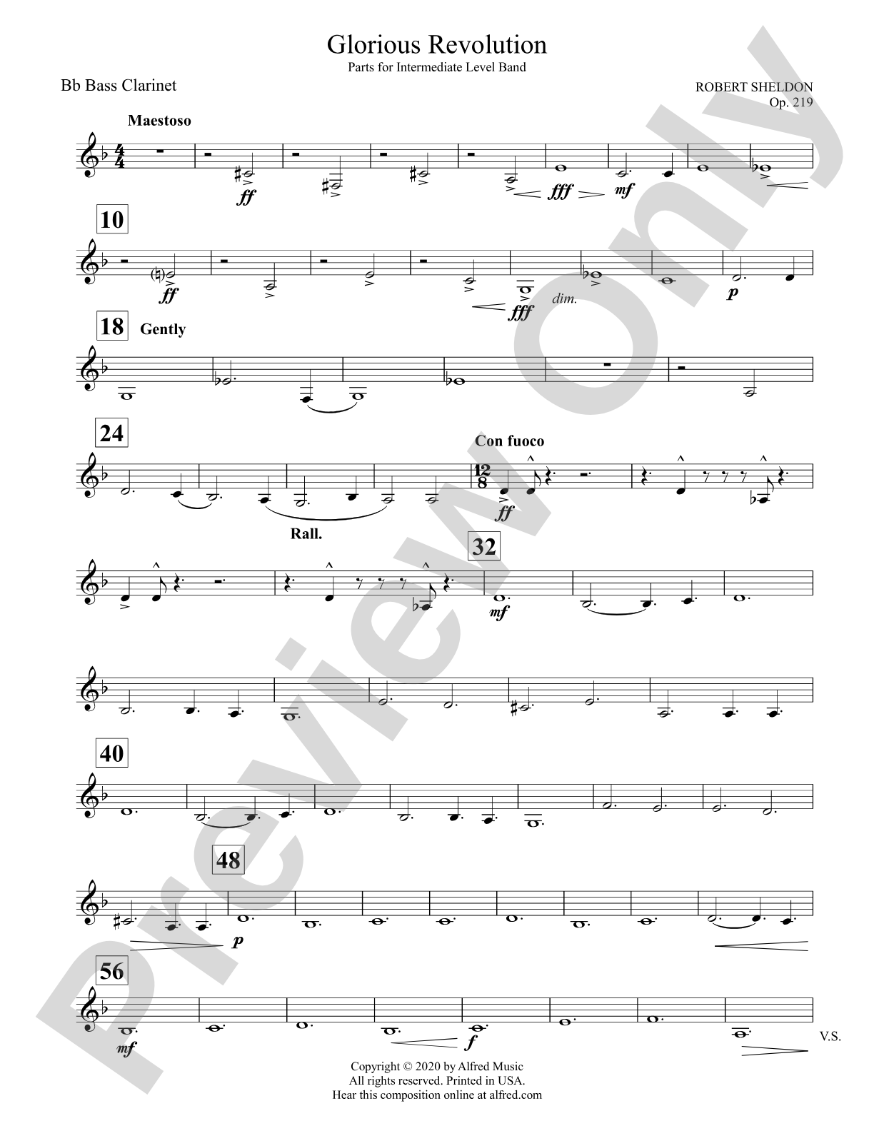 Glorious Revolution: B-flat Bass Clarinet
