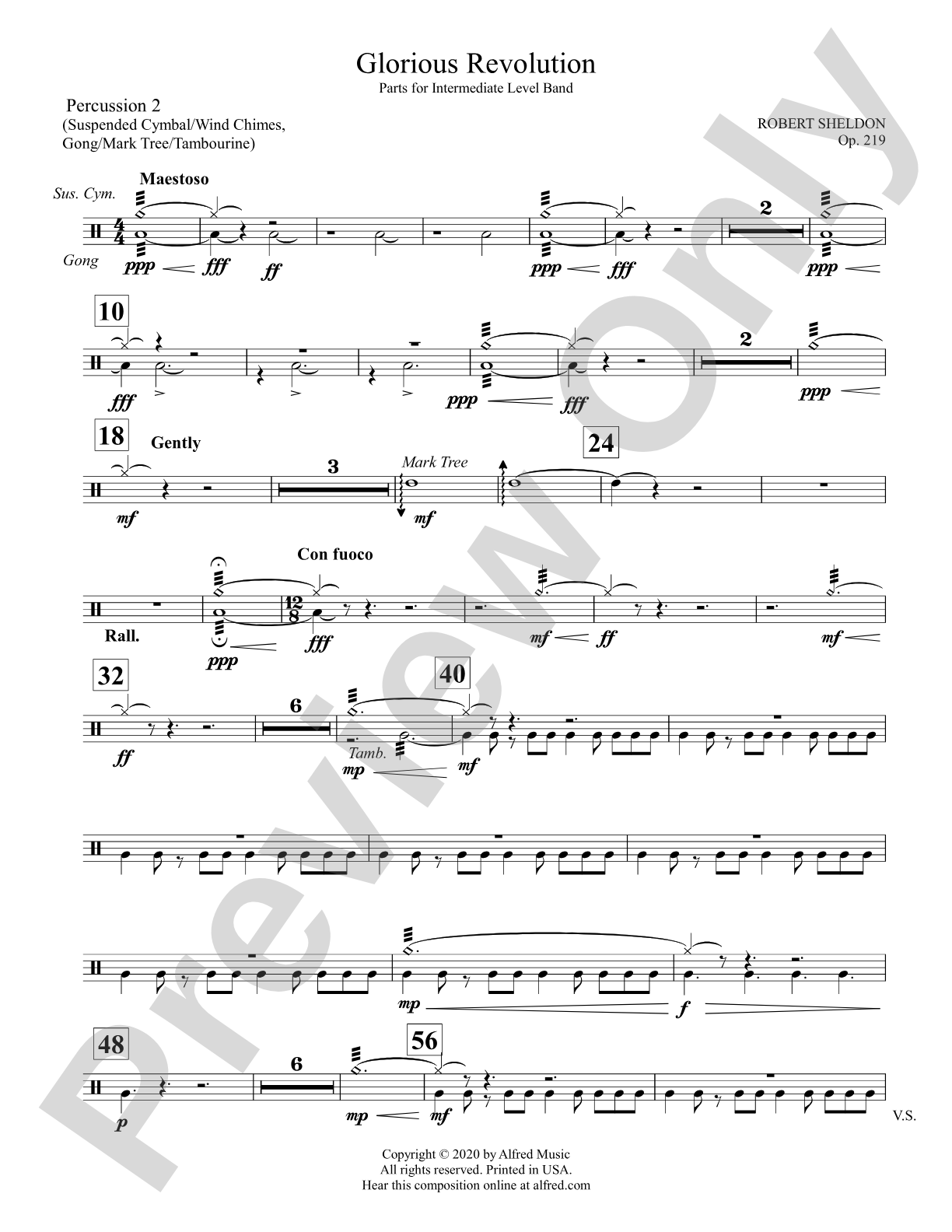 Glorious Revolution: 2nd Percussion