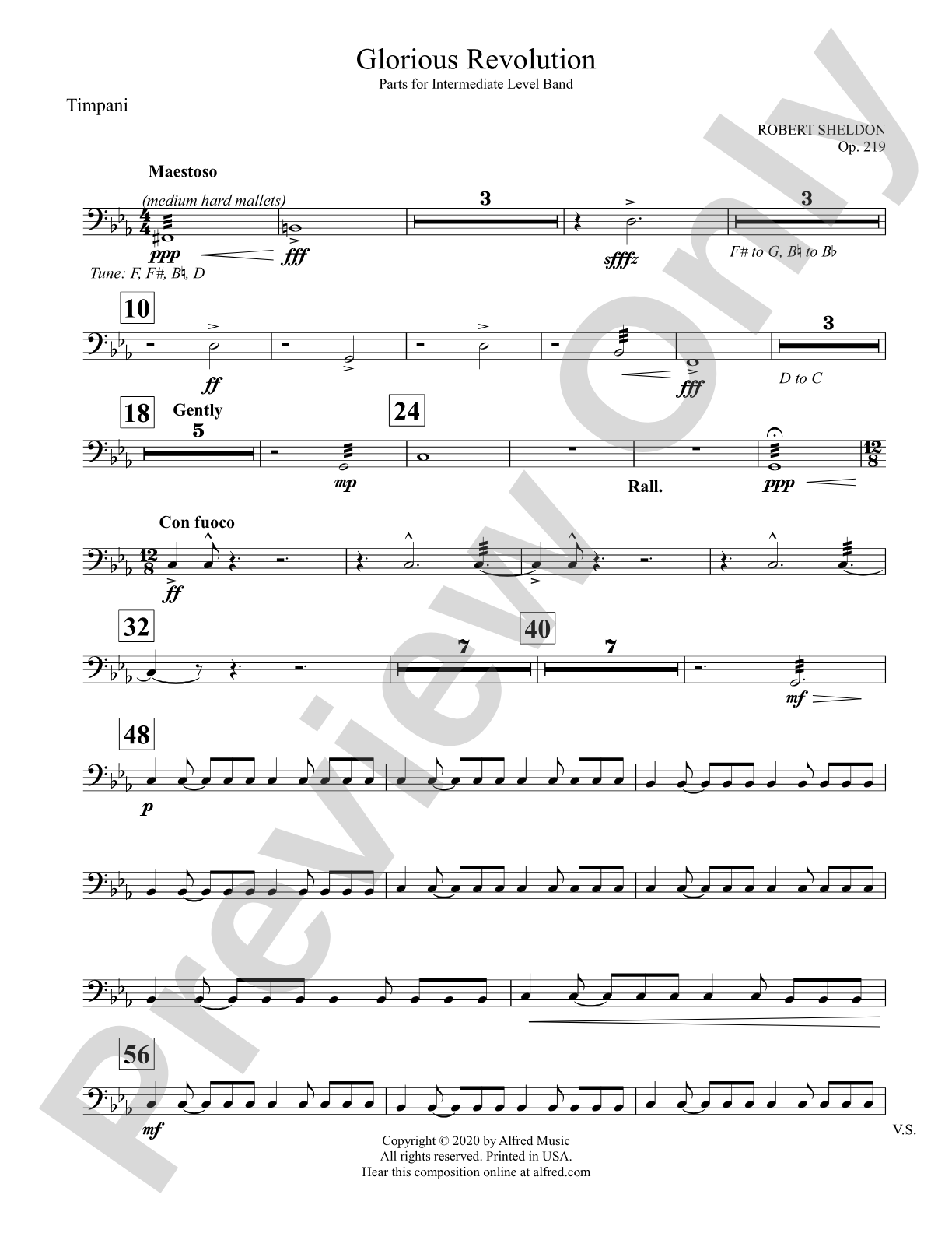Glorious Revolution: Timpani