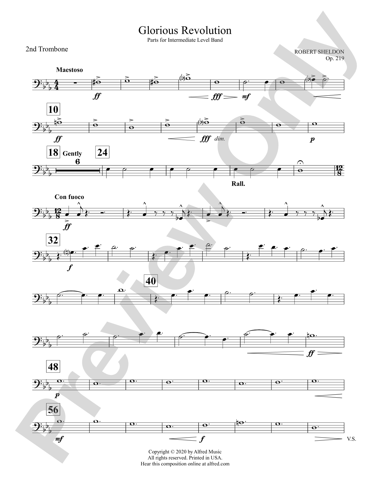 Glorious Revolution: 2nd Trombone