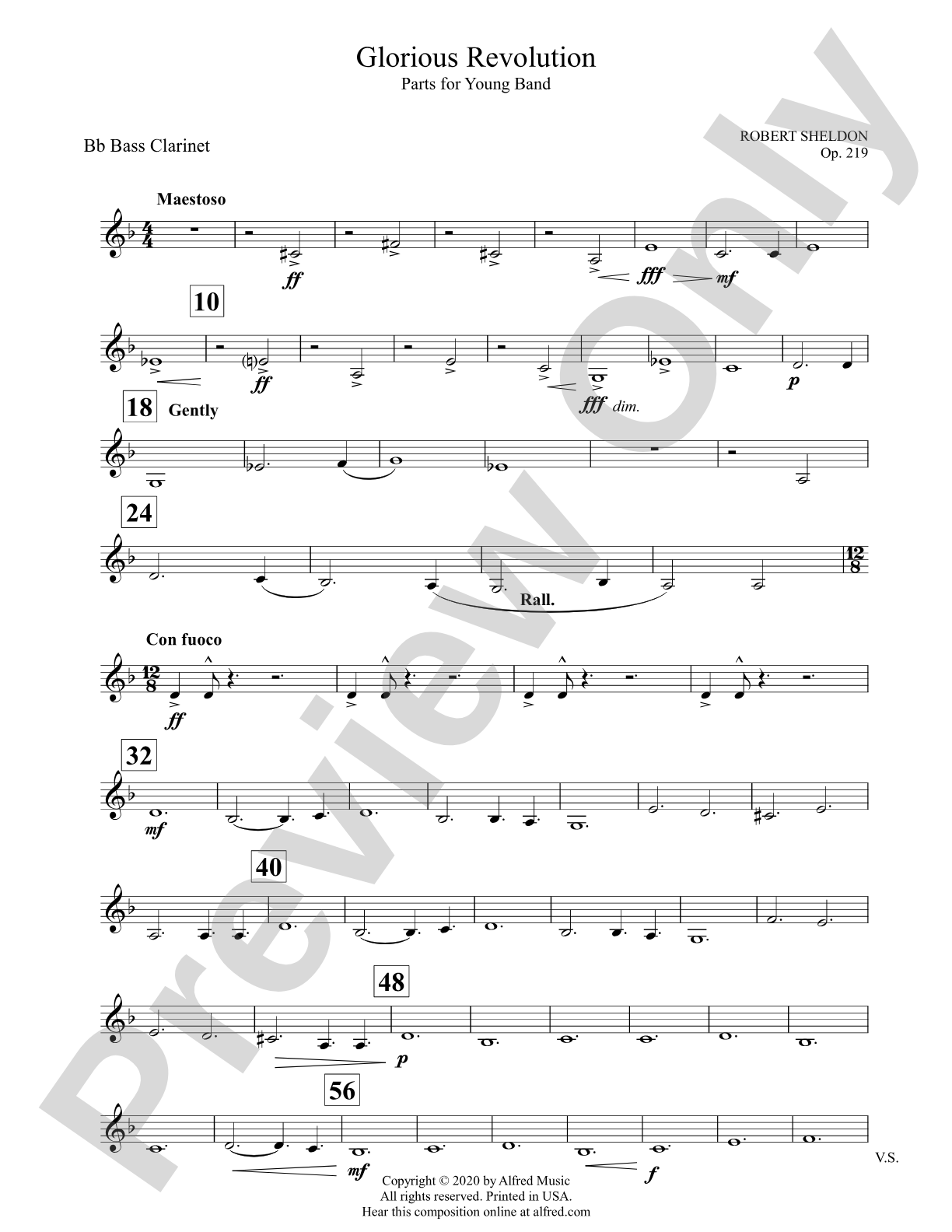Glorious Revolution: B-flat Bass Clarinet