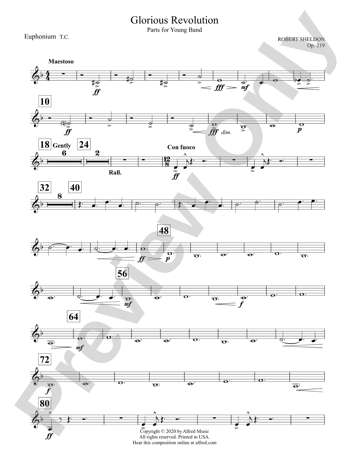 Glorious Revolution: Baritone T.C.