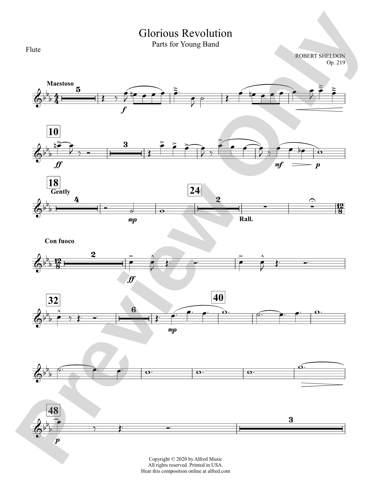 Glorious Revolution: Flute