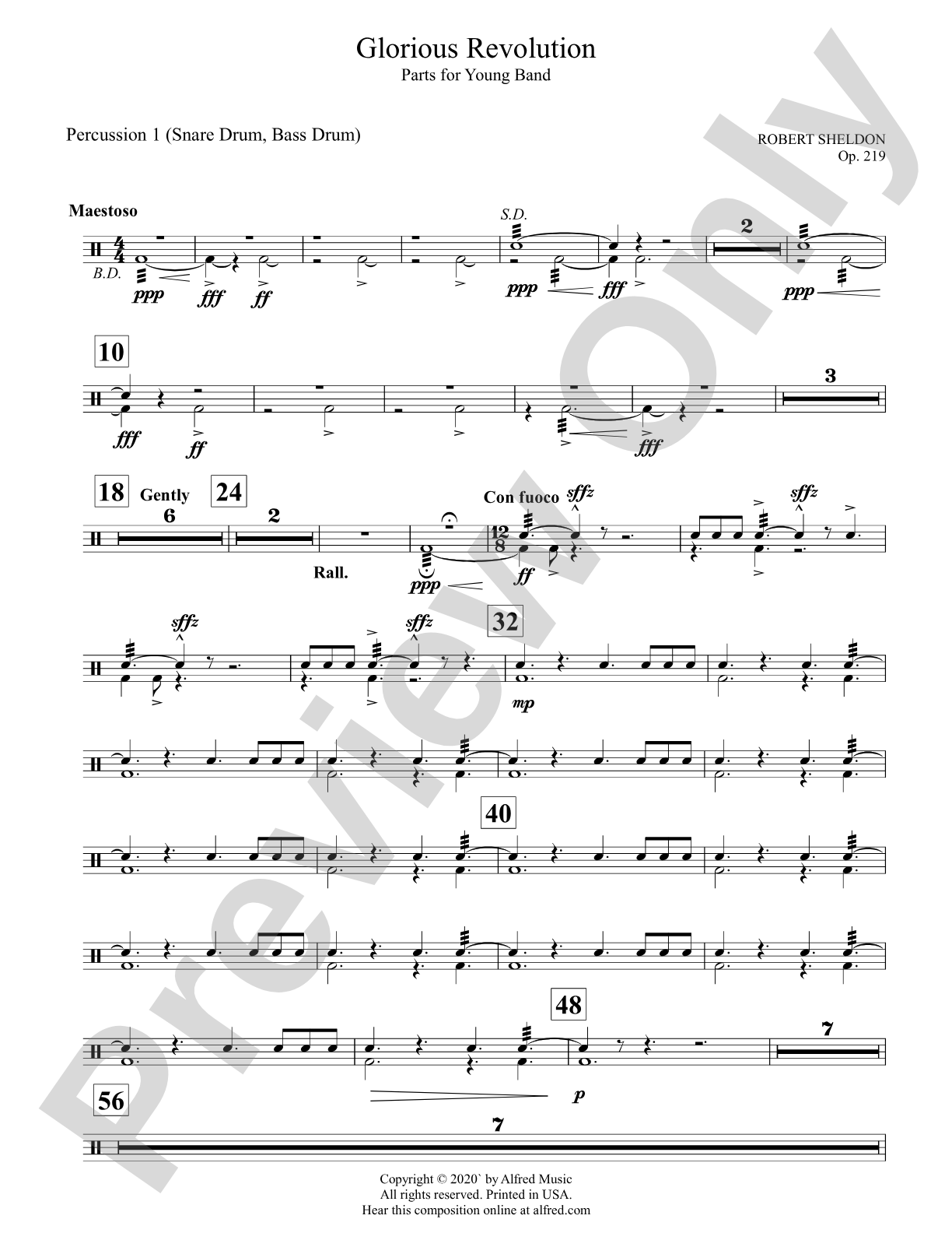 Glorious Revolution: 1st Percussion