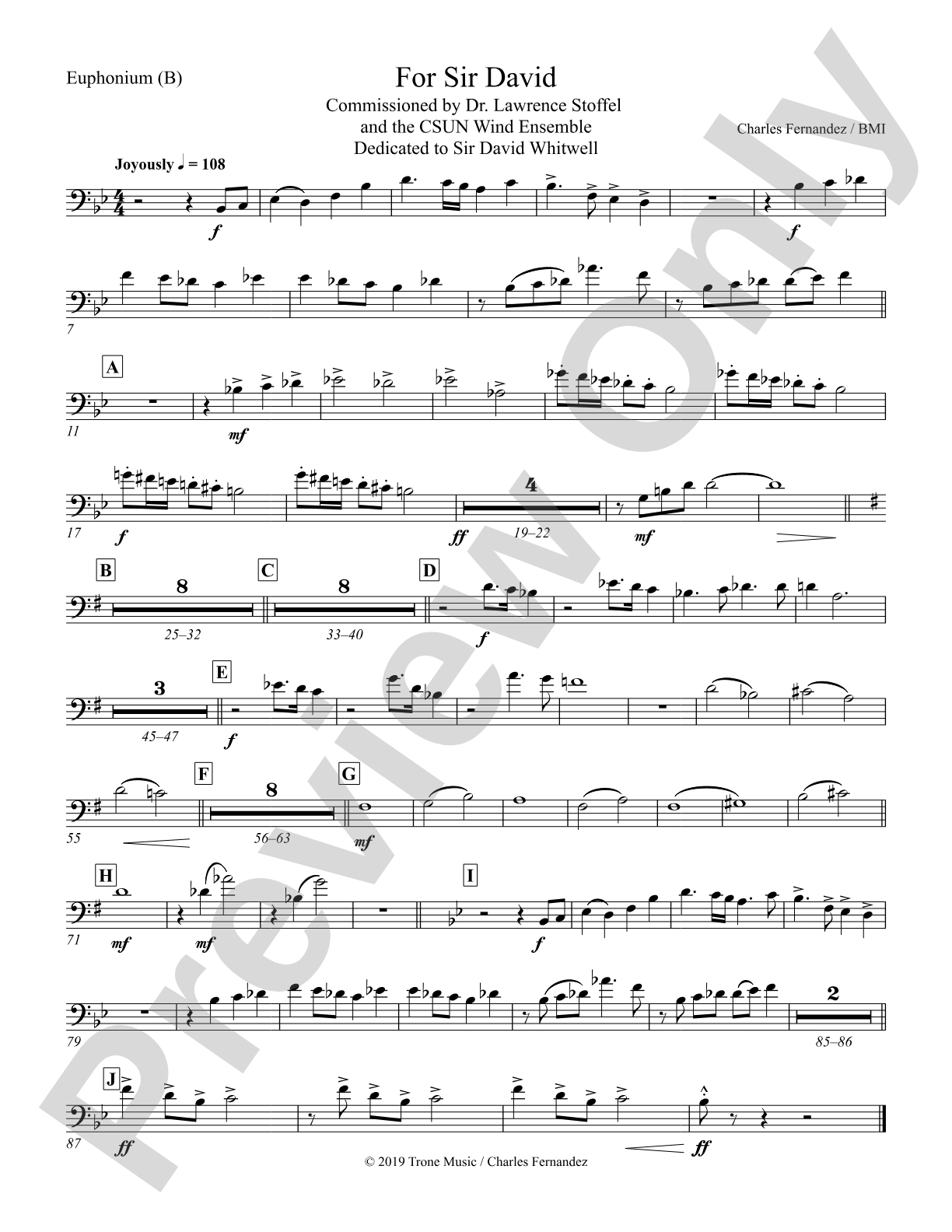 For Sir David: Baritone B.C.