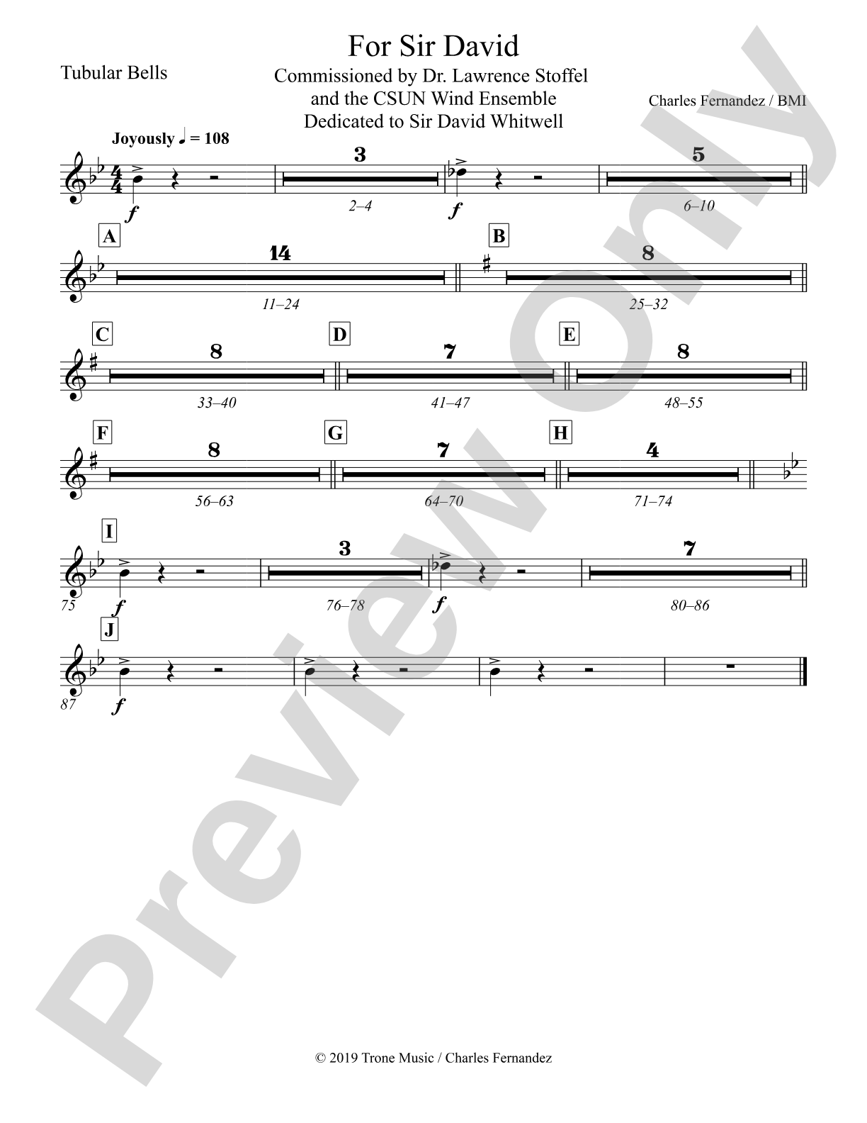 For Sir David: Chimes