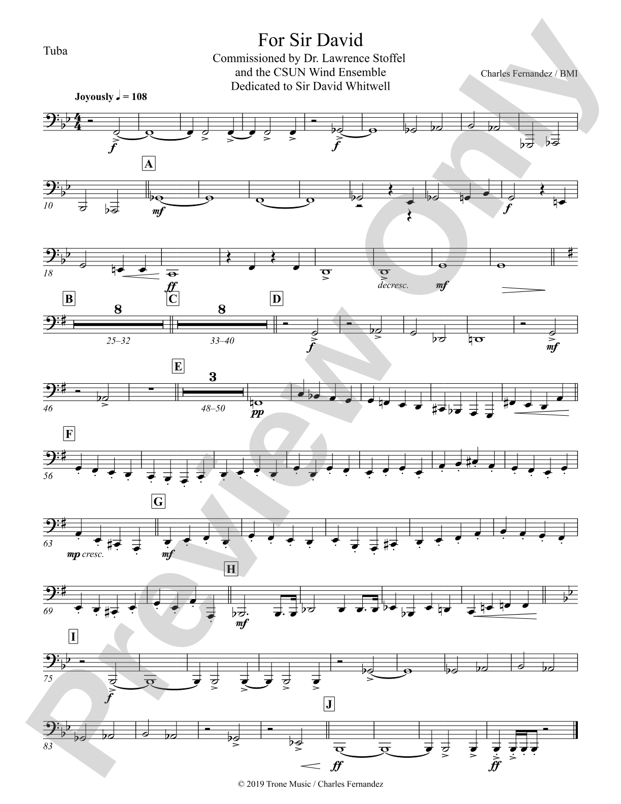 For Sir David: Tuba