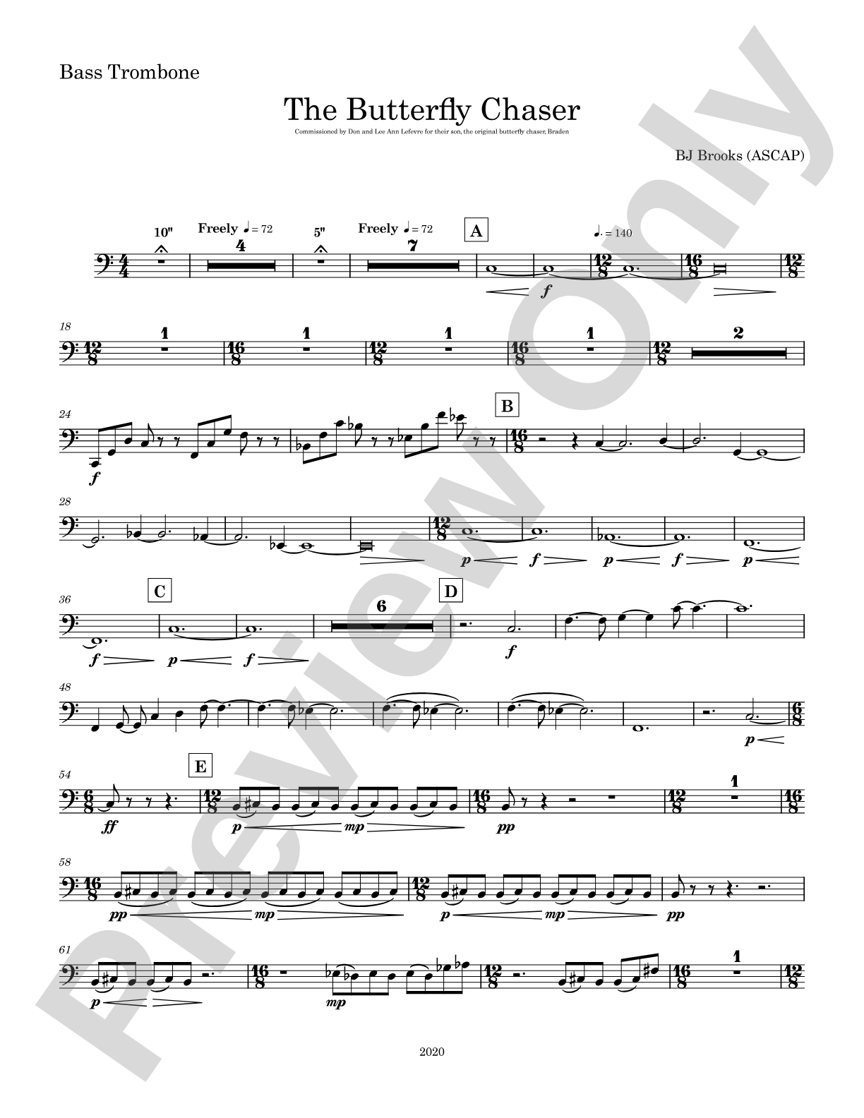 The Butterfly Chaser: Bass Trombone