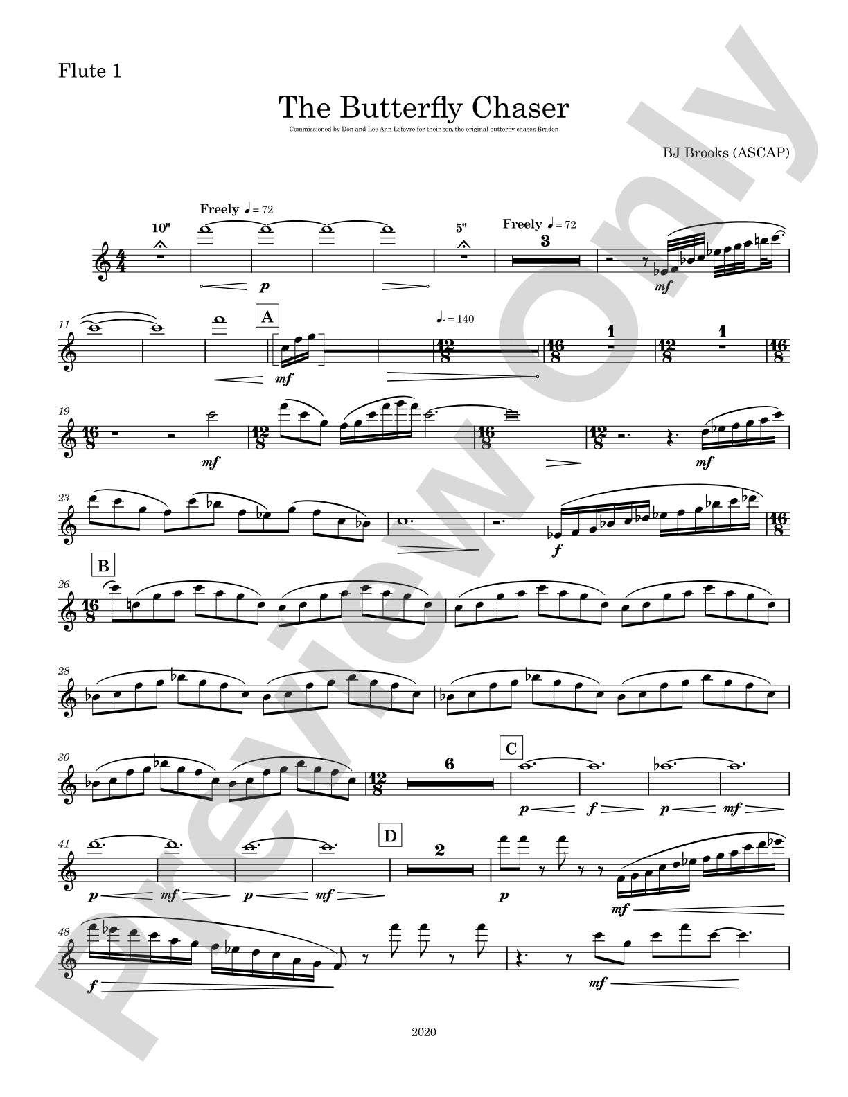 The Butterfly Chaser: Flute