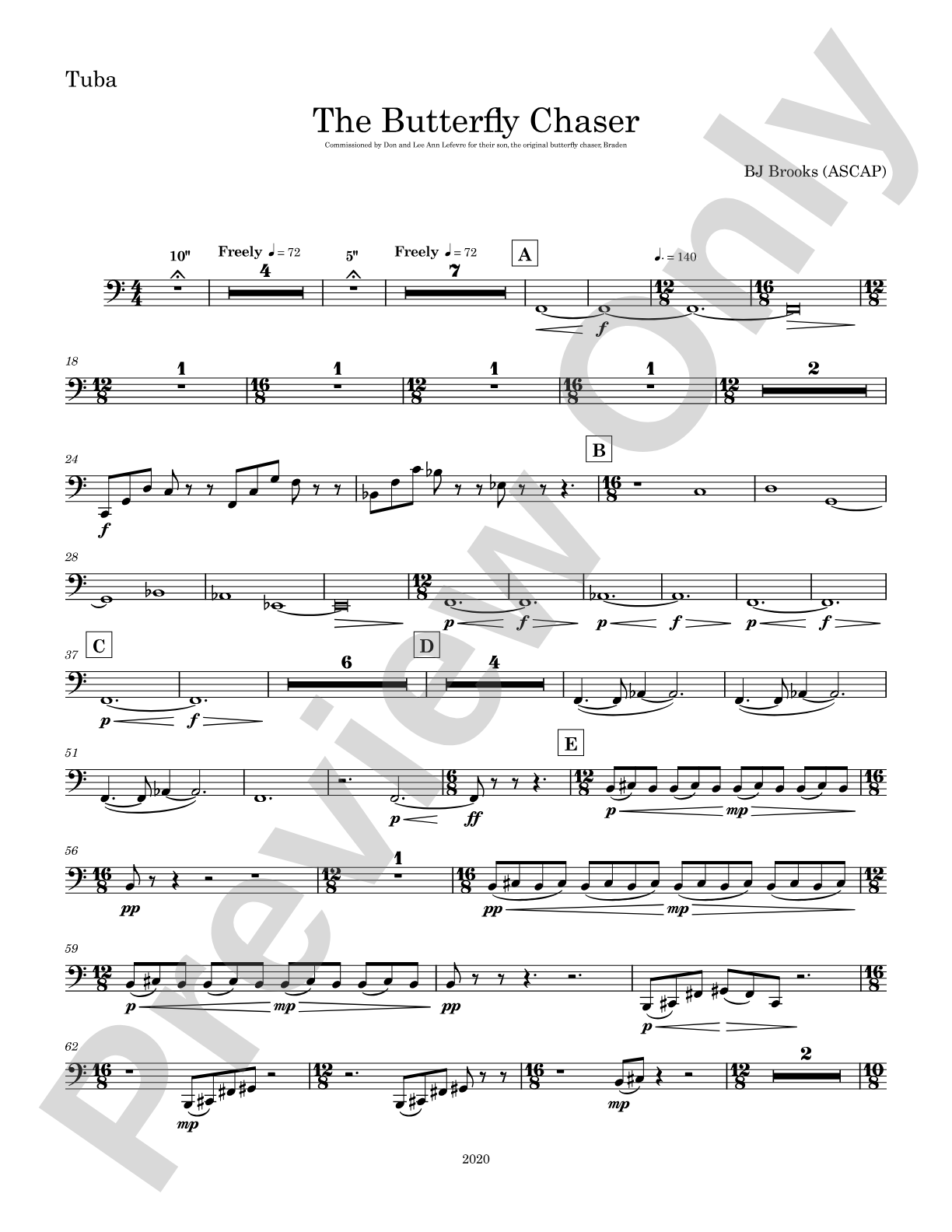 The Butterfly Chaser: Tuba