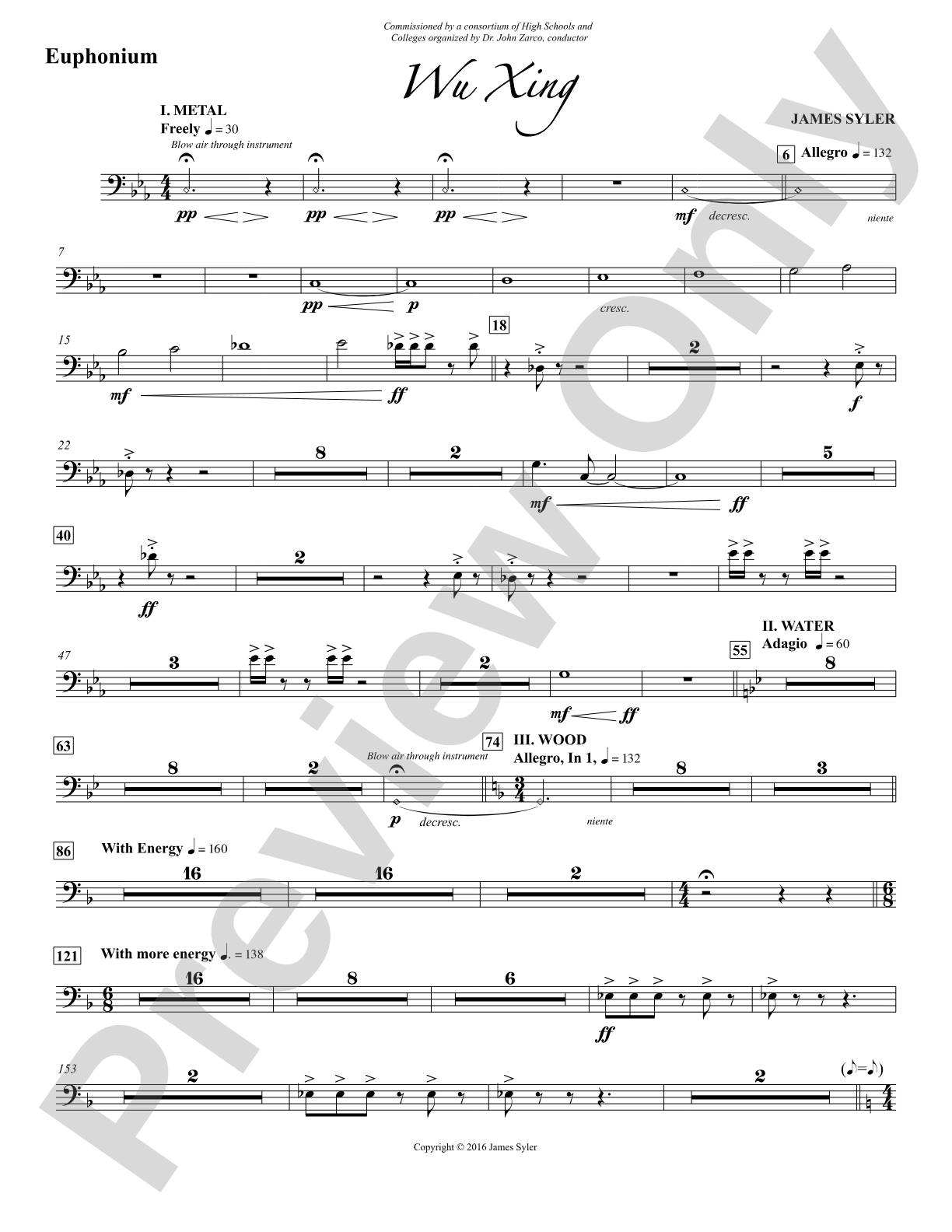 Wu Xing: Baritone B.C.