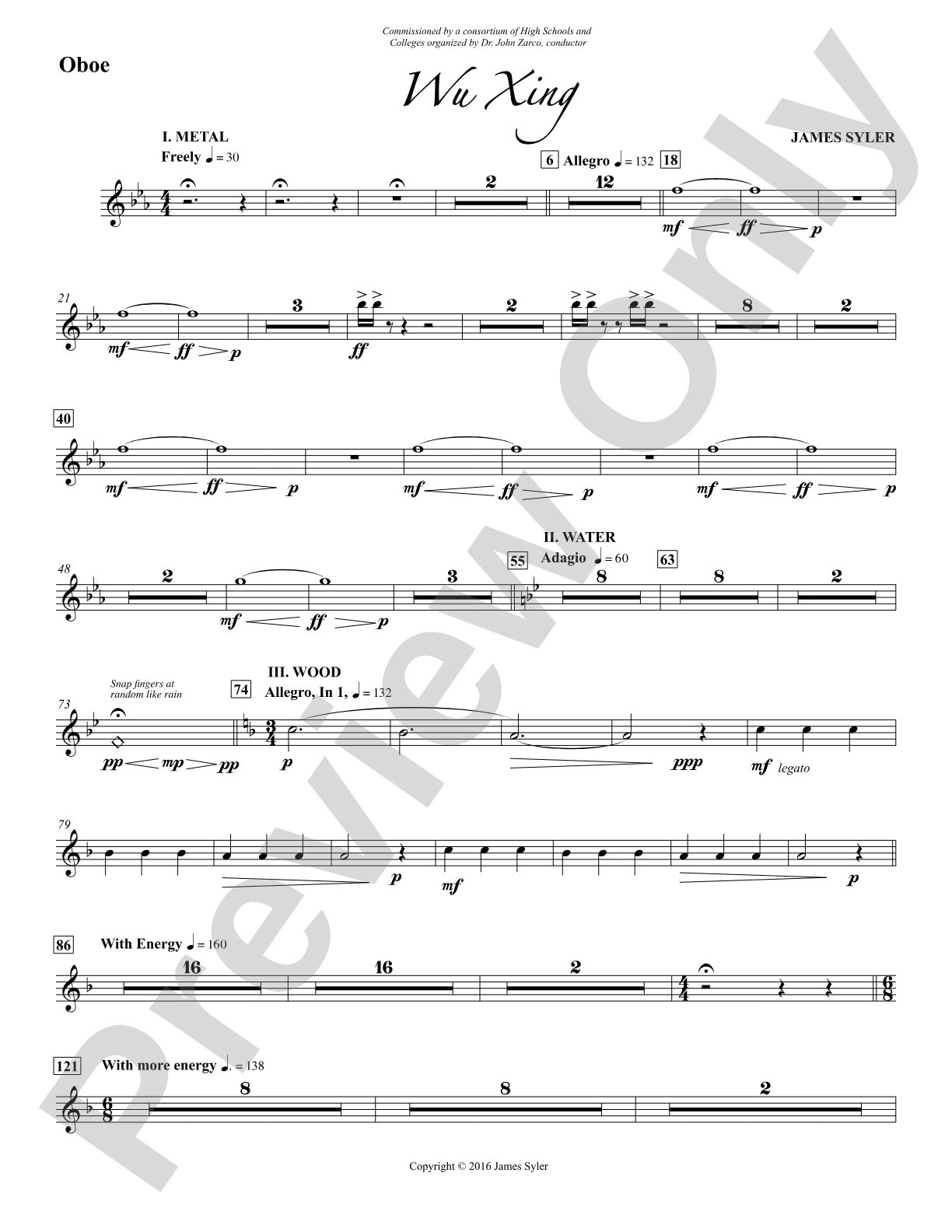 Wu Xing: Oboe