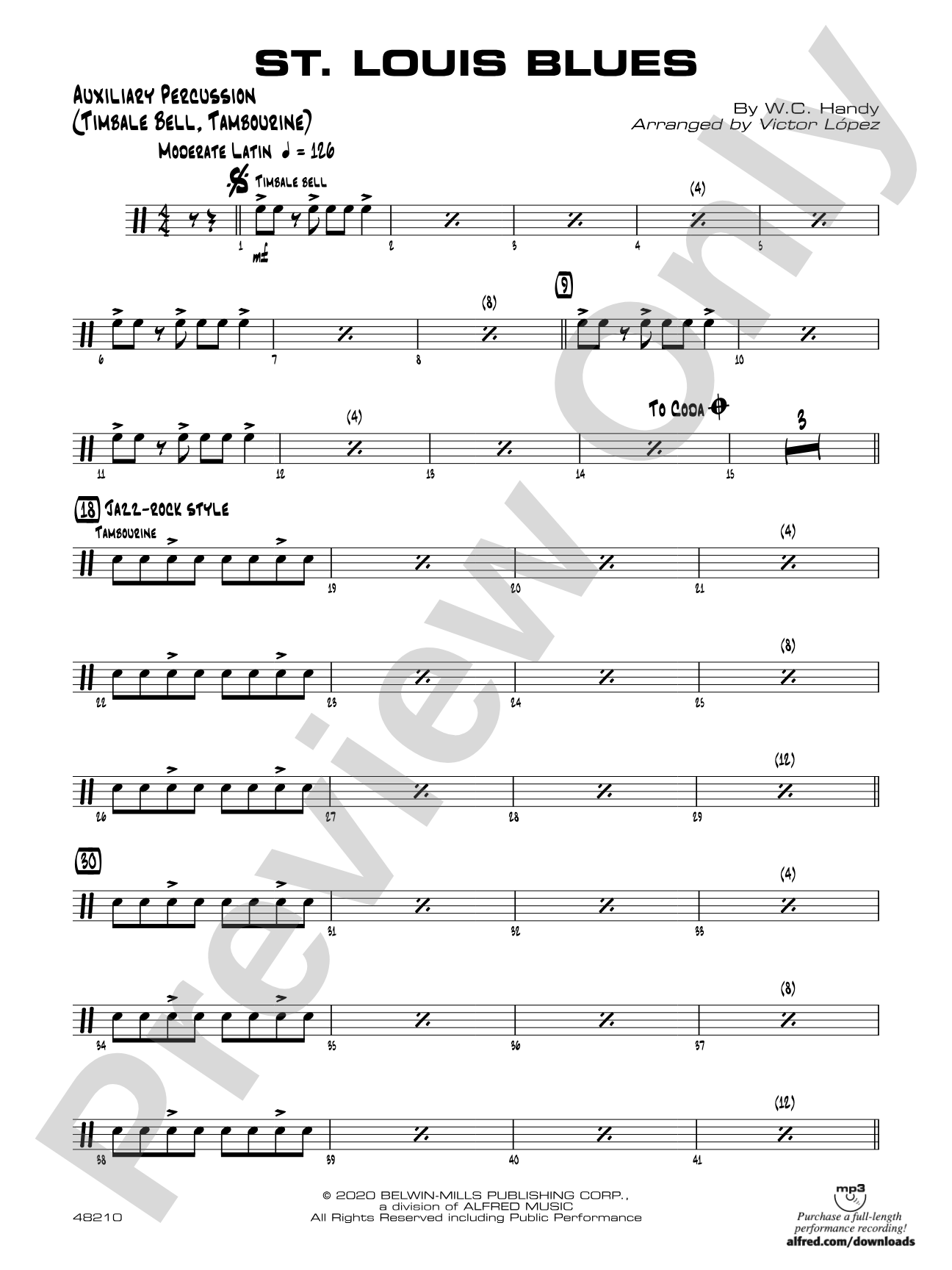 St. Louis Blues: Auxiliary Percussion