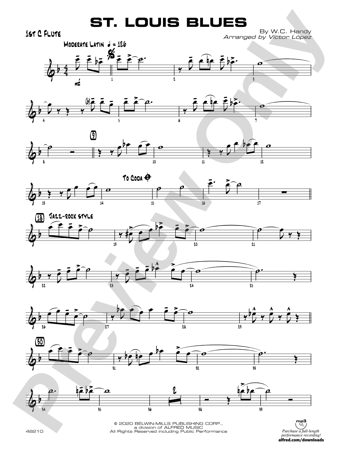 St. Louis Blues: Flute